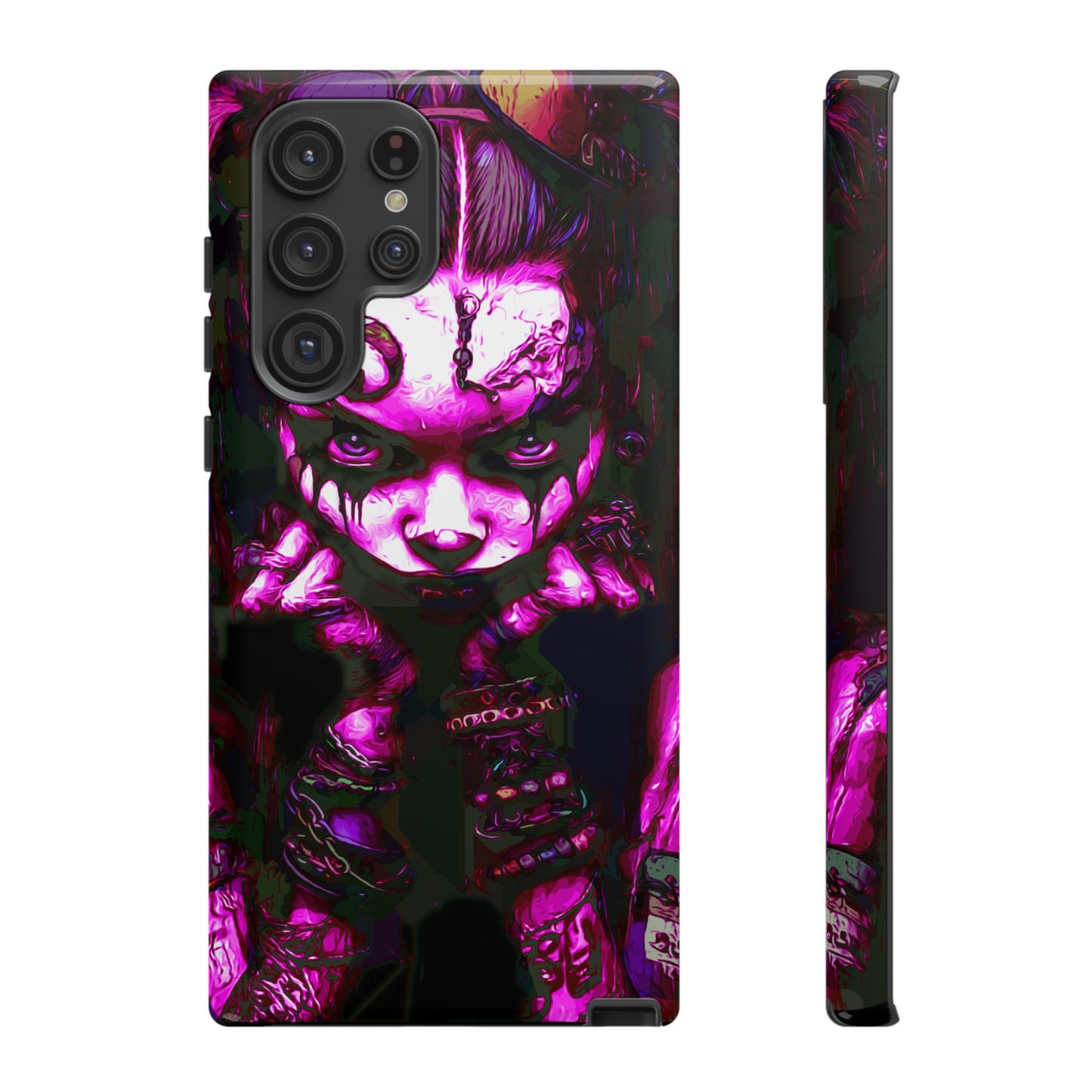 Sassy Goth Girl Tough Phone Case