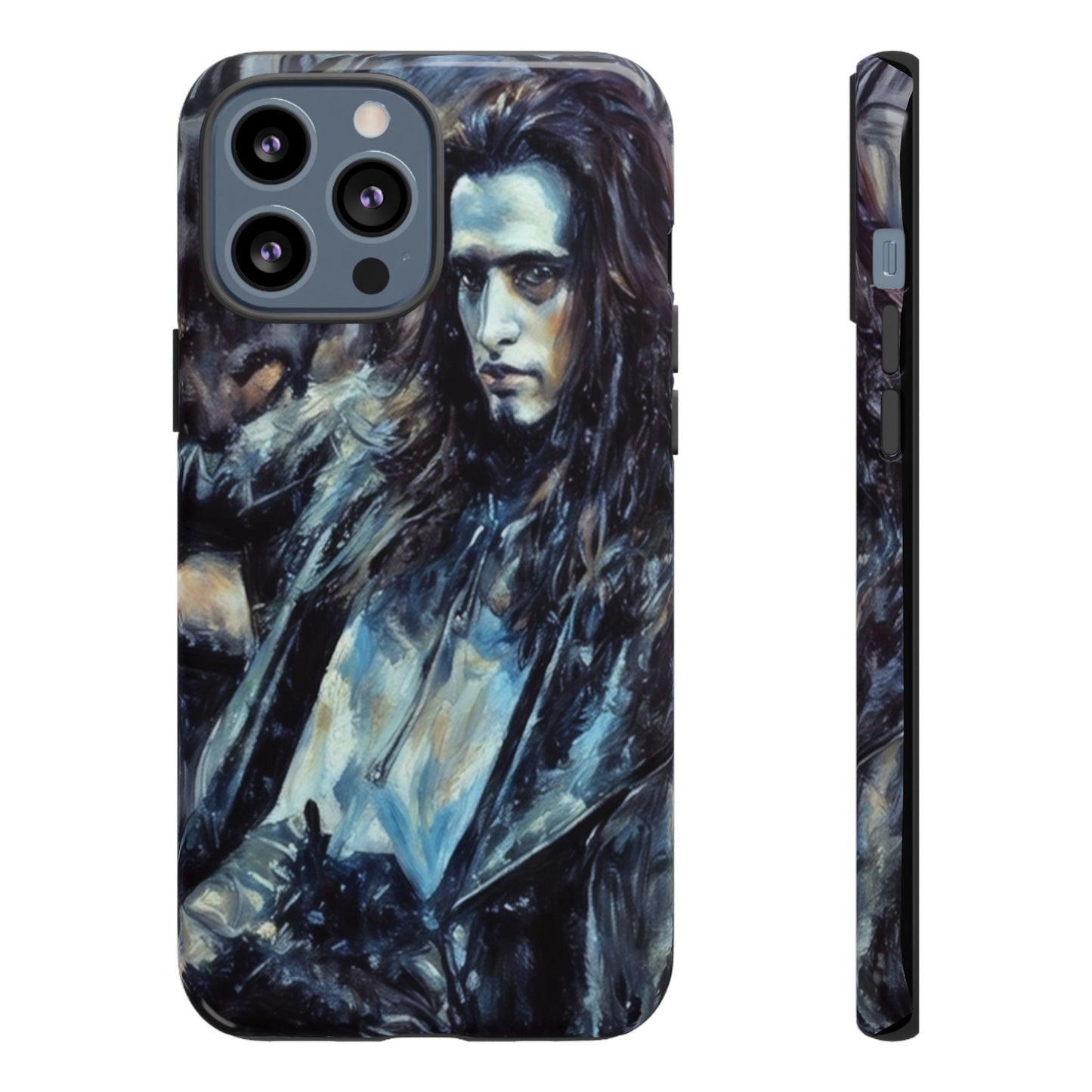 Enigmatic Goth Man Tough Phone Case