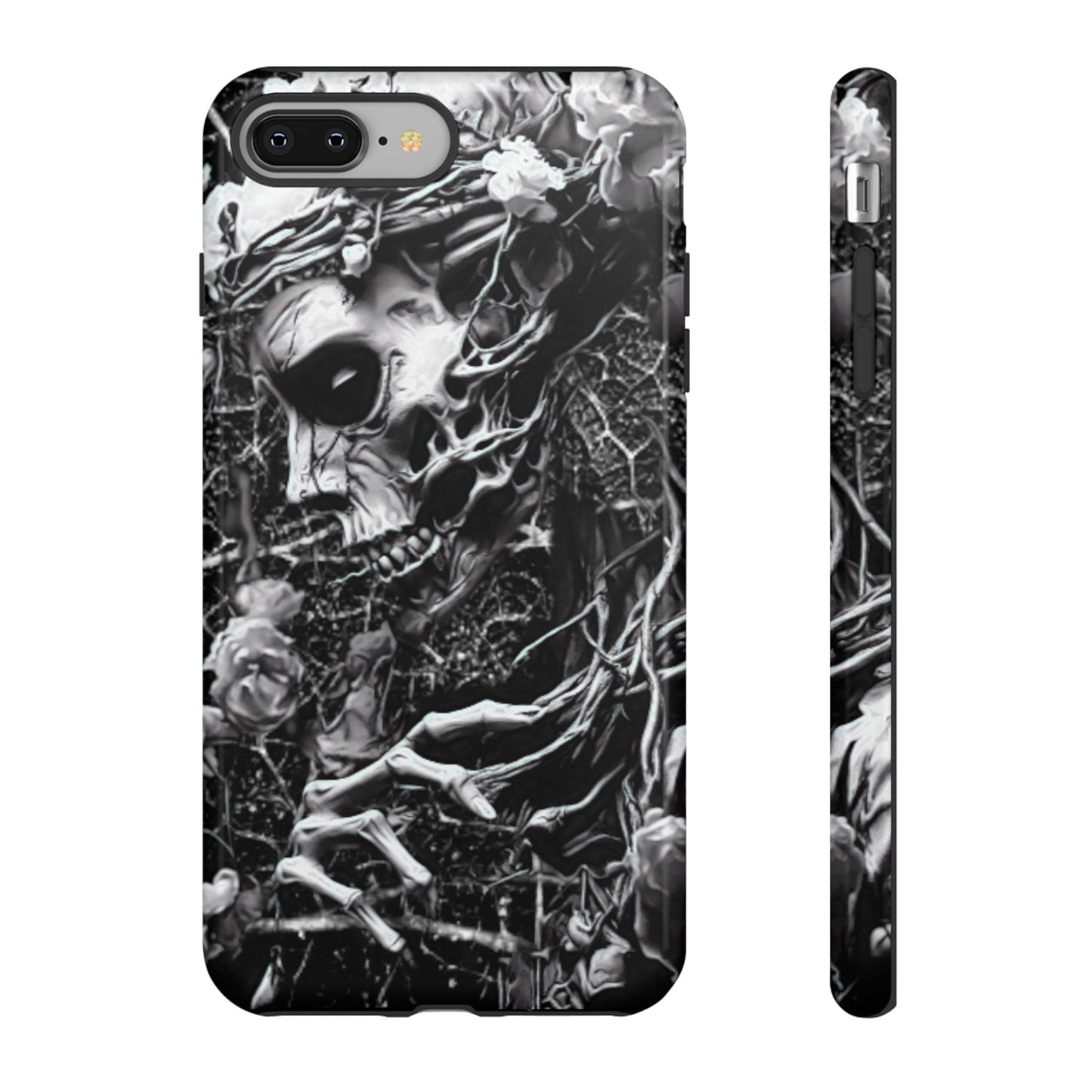 Vines Skull Face Tough Phone Case