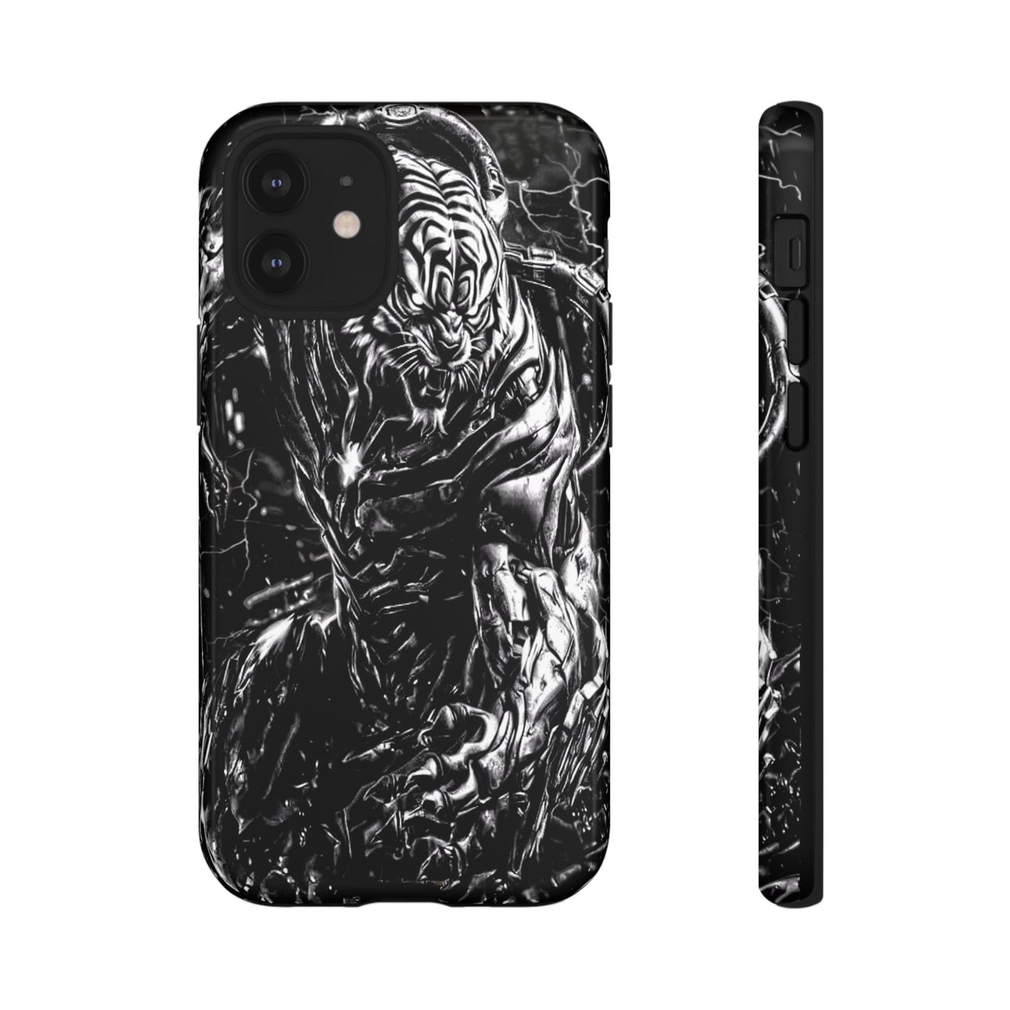 Cyborg Tiger Tough Phone Case