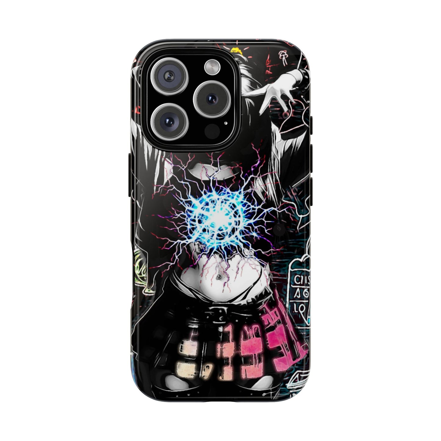 School Girl Lightning Orb Tough Phone Case