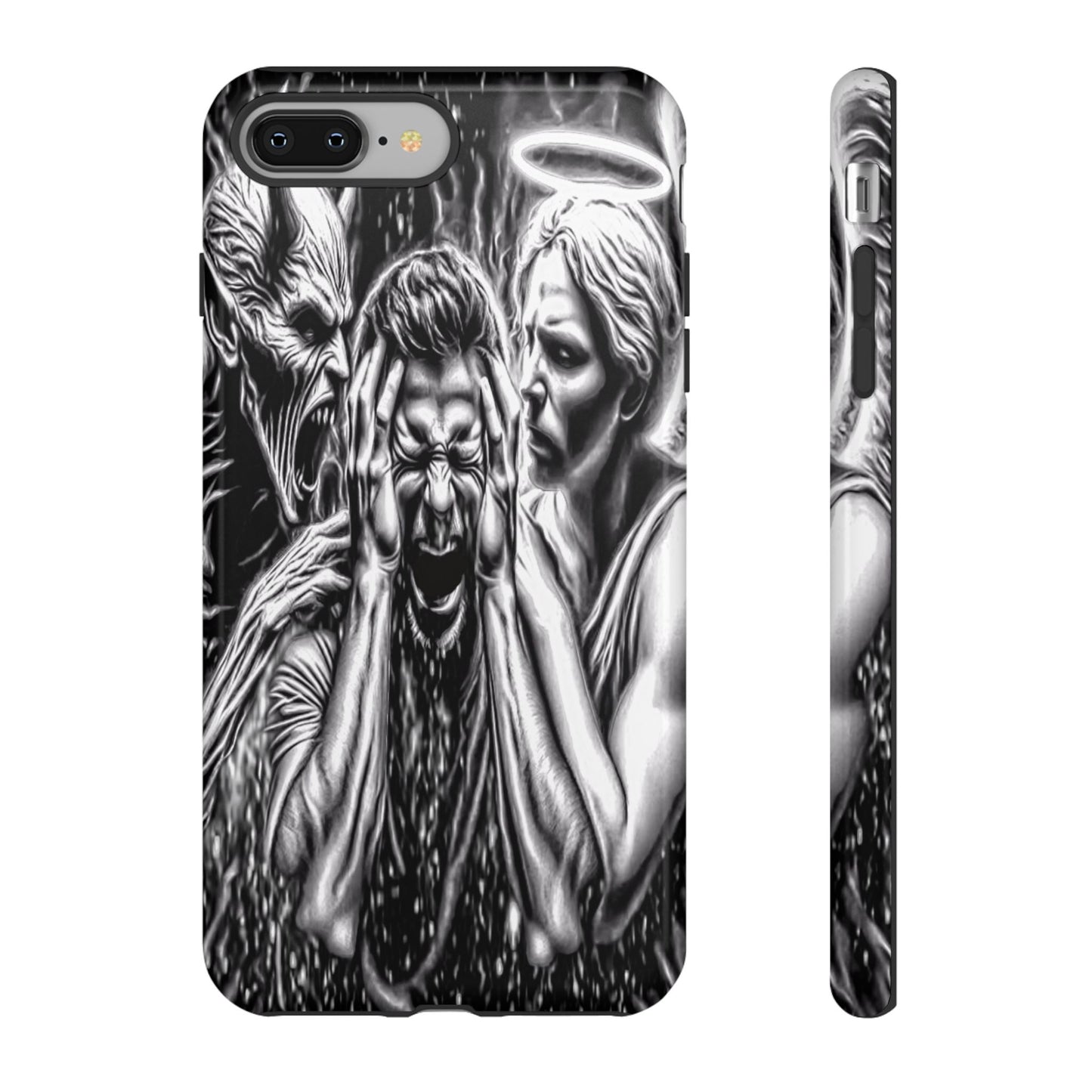 Good Vs Evil Tough Phone Case