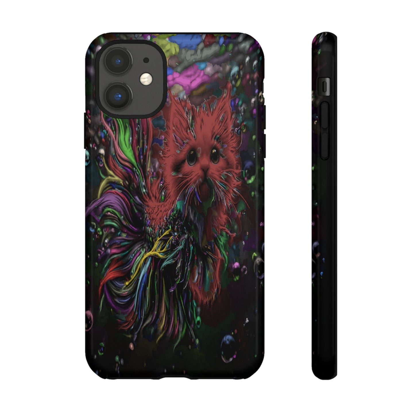 Kitten Fish Tough Phone Case