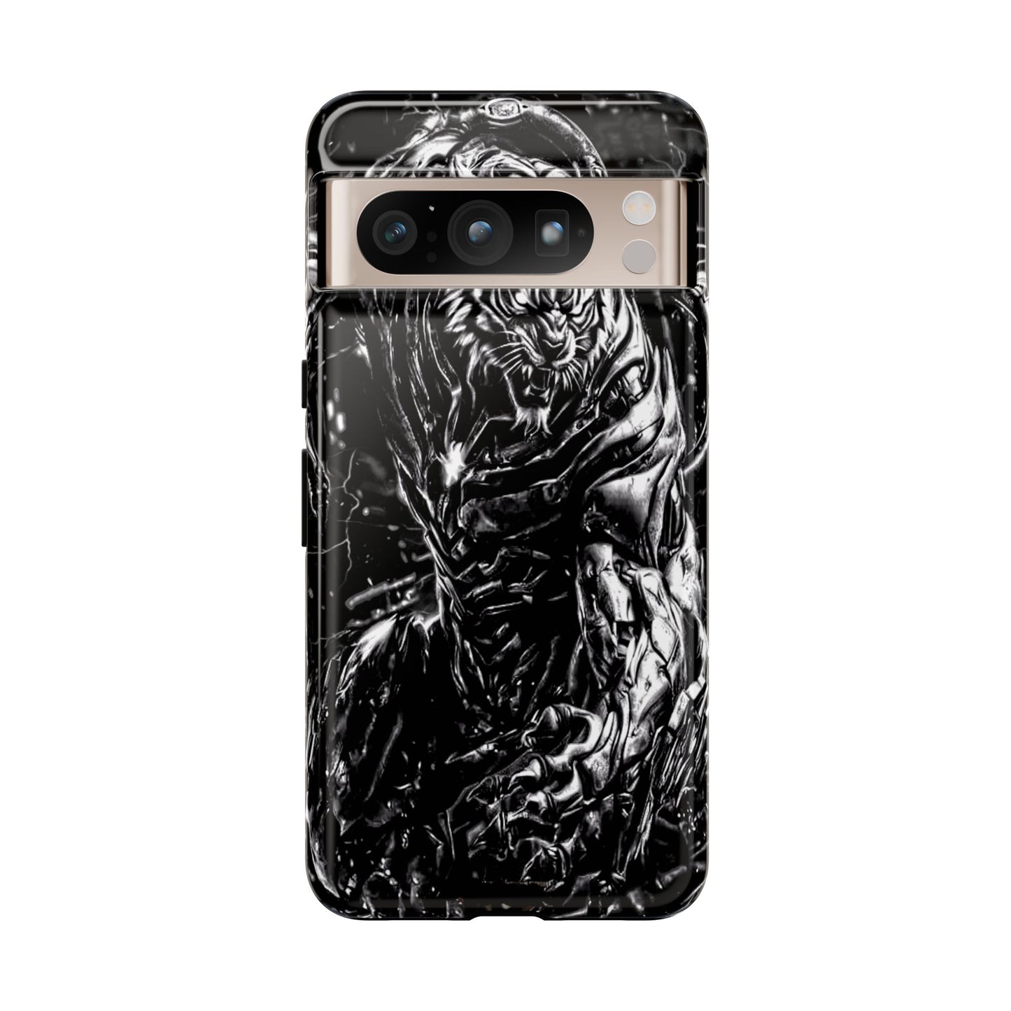 Cyborg Tiger Tough Phone Case