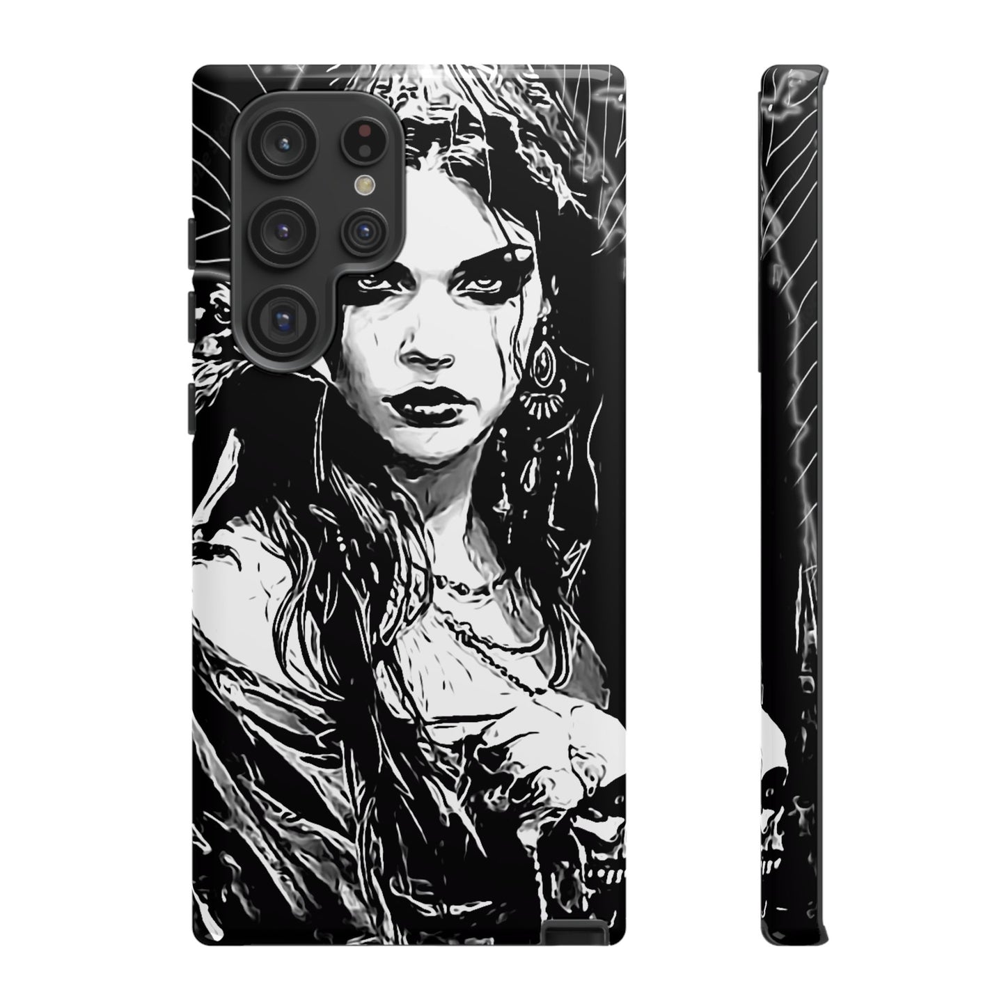 Raven Girl Tough Phone Case