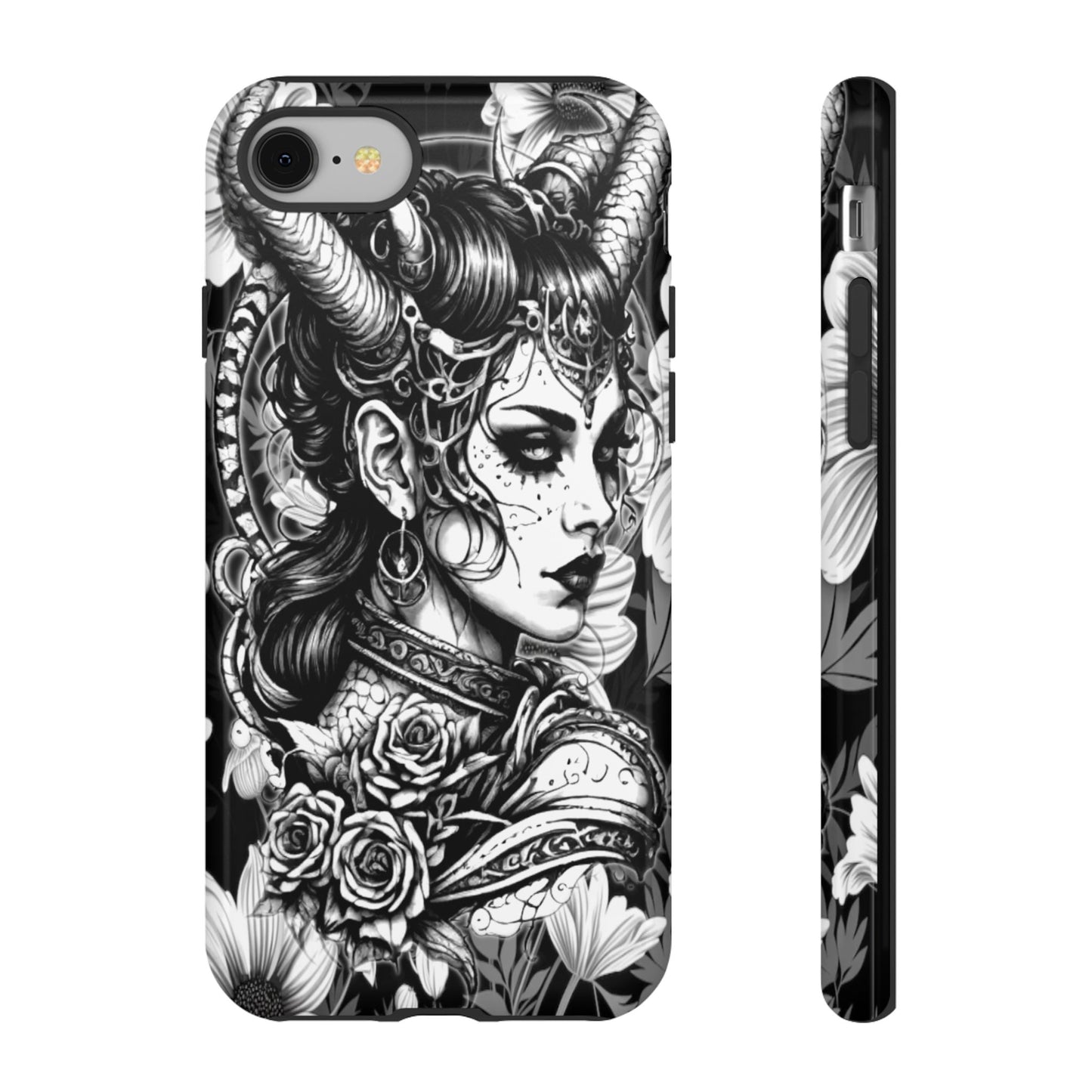 Goth Horned Queen Tough Phone Case