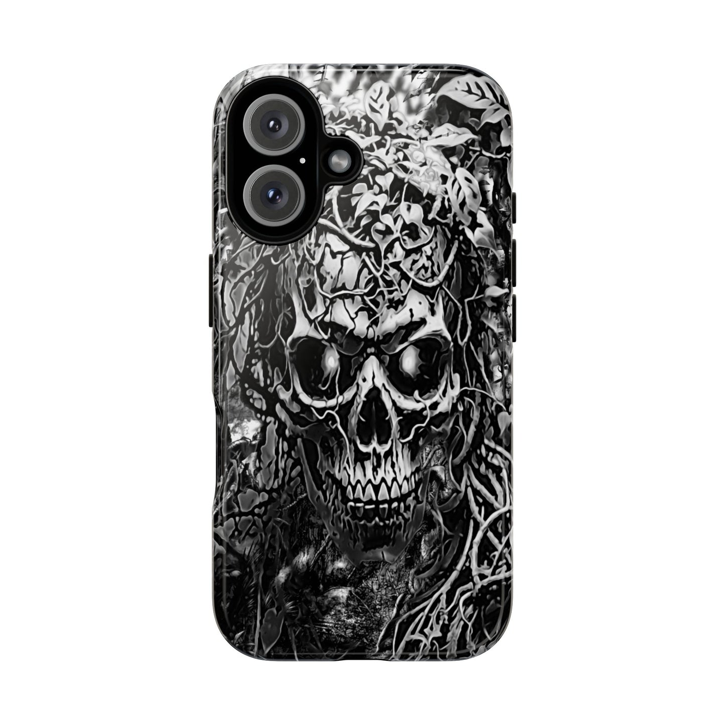 Crawling Vines Skull Tough Phone Case