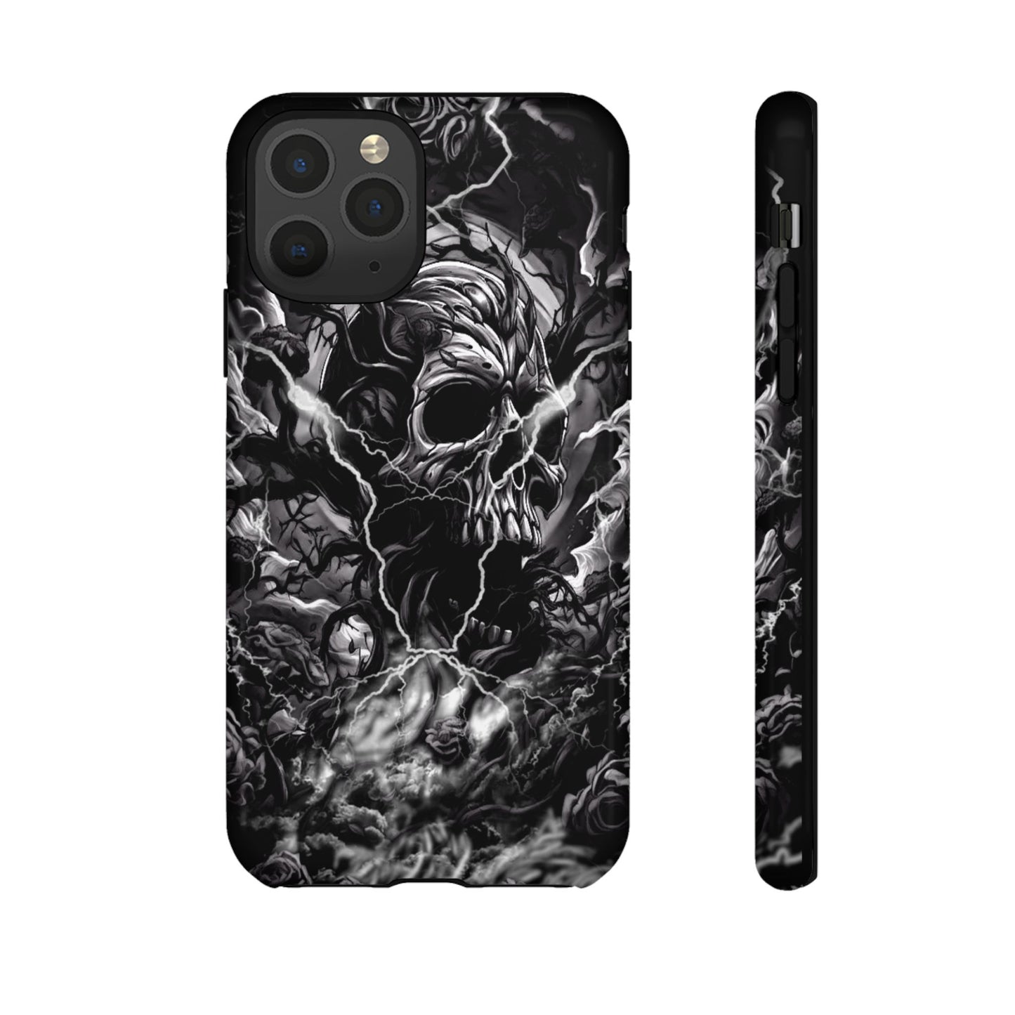 Skull Storm Tough Phone Case