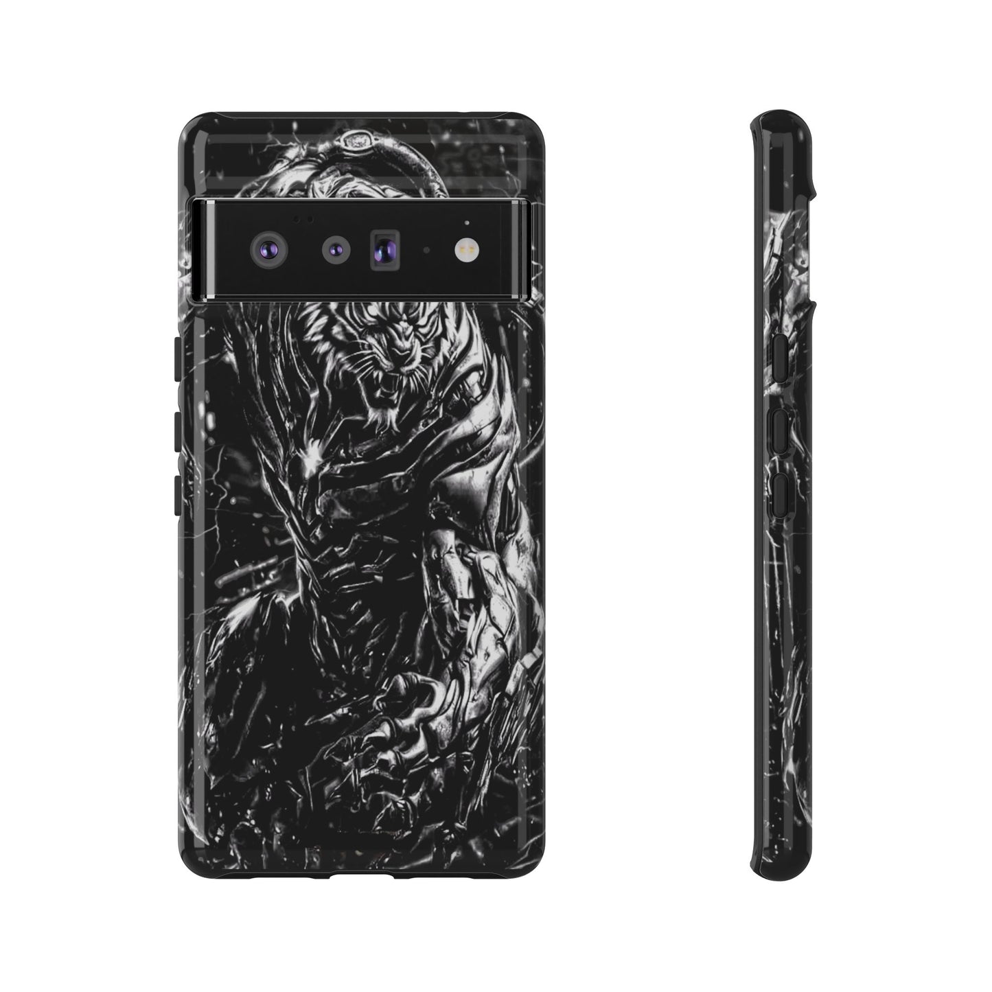 Cyborg Tiger Tough Phone Case