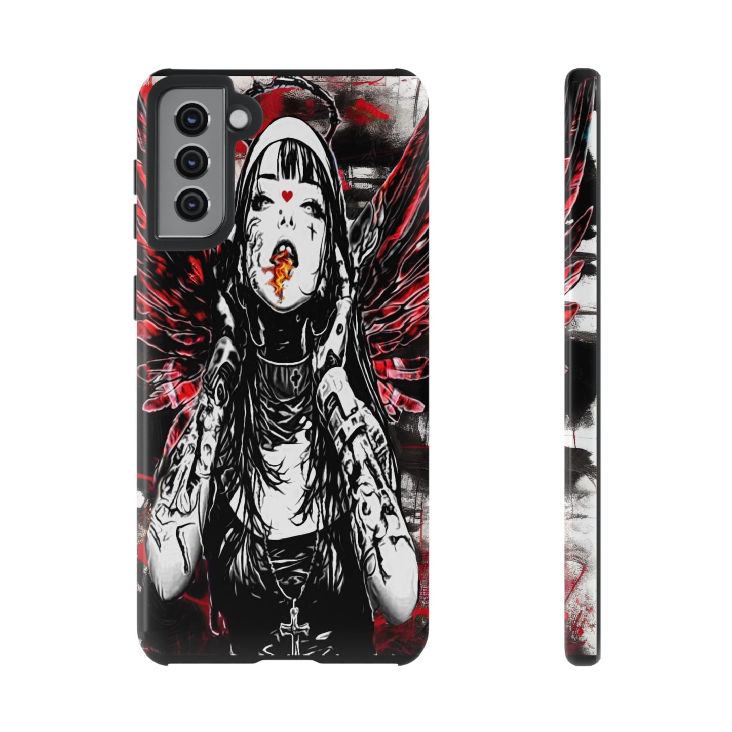 Naughty Angel Nun Tough Phone Case