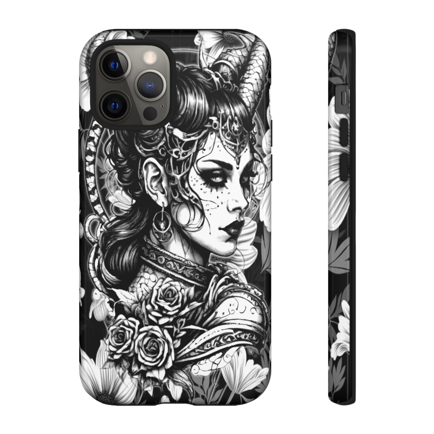 Goth Horned Queen Tough Phone Case