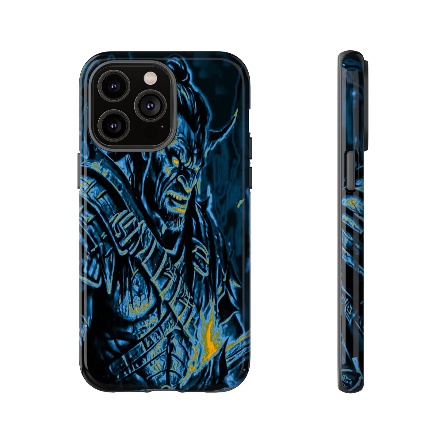 Orc With Flames Tough Phone Case