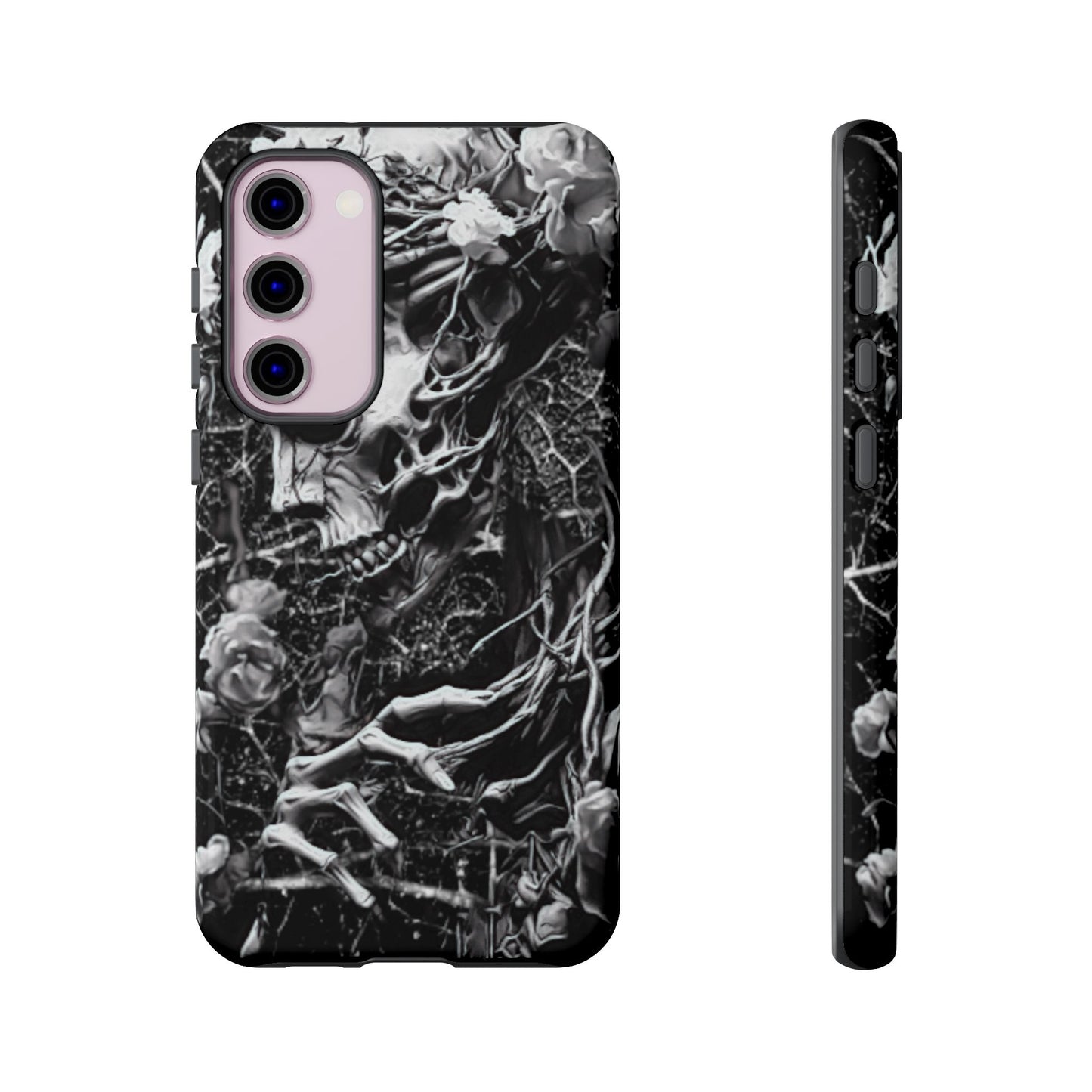 Vines Skull Face Tough Phone Case