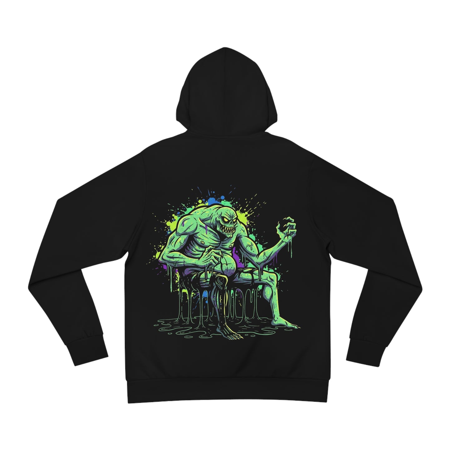 The Arm-Rest Invader Hoodie (Logo Front/Artwork Back)
