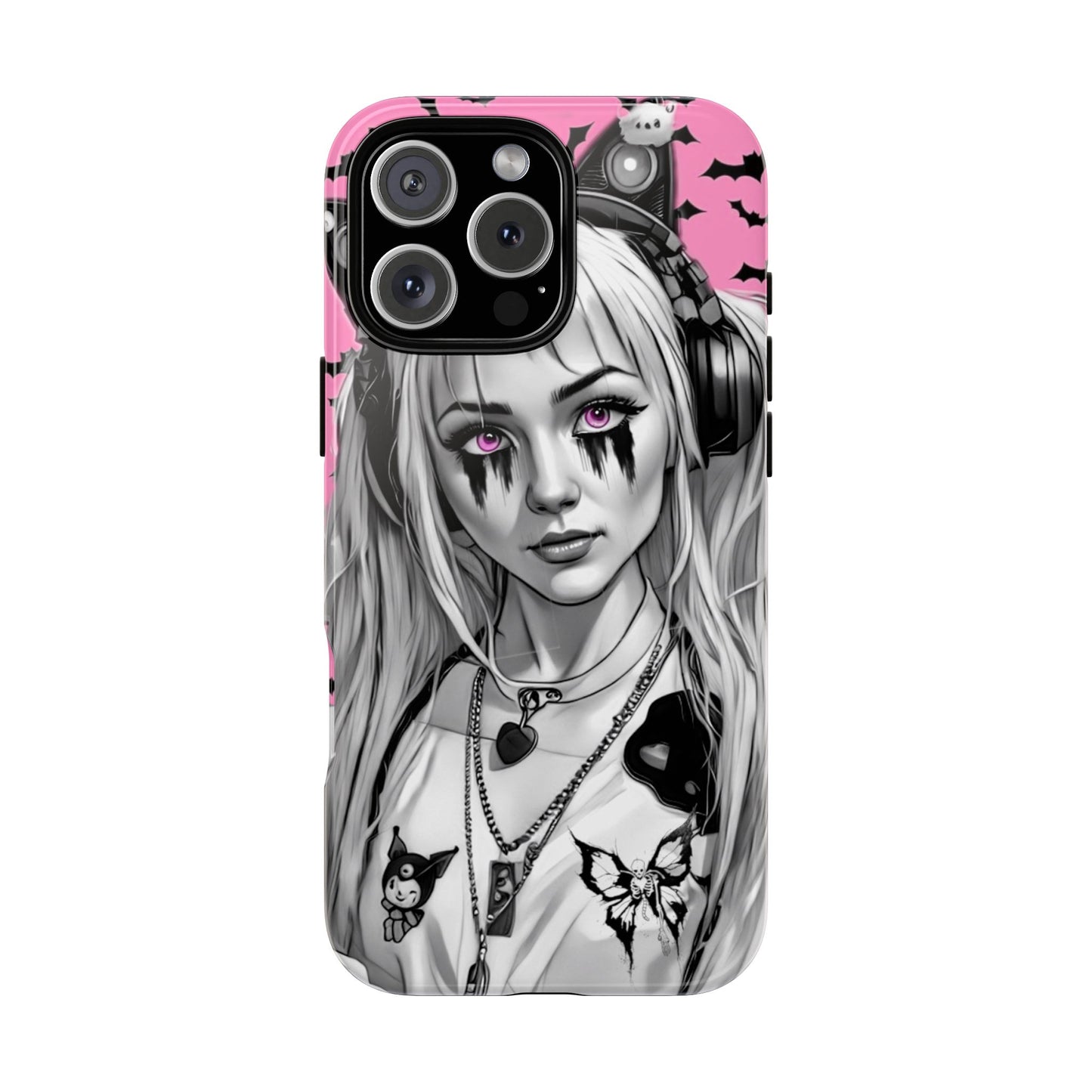 Gothic Kitty Tough Phone Case