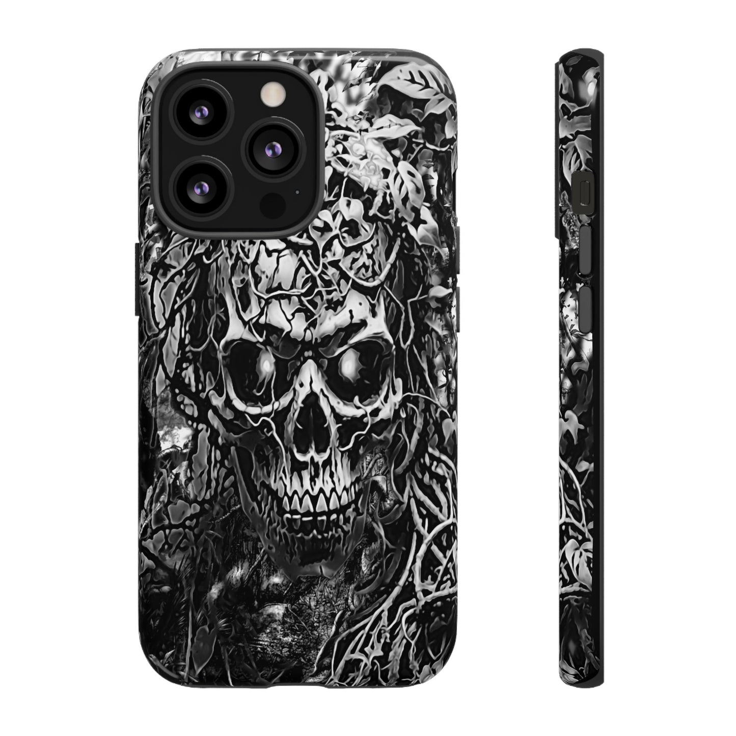 Crawling Vines Skull Tough Phone Case