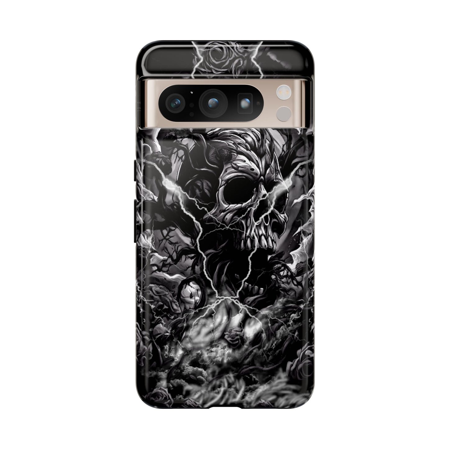 Skull Storm Tough Phone Case