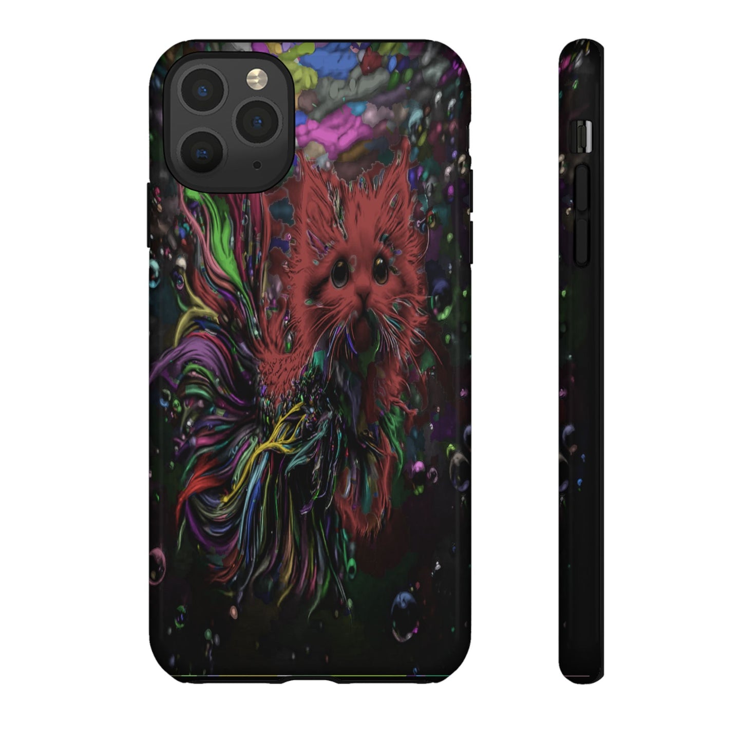 Kitten Fish Tough Phone Case