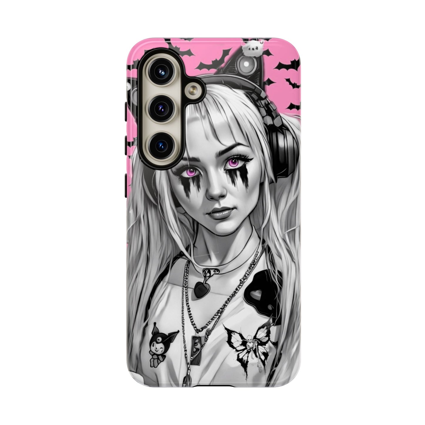 Gothic Kitty Tough Phone Case