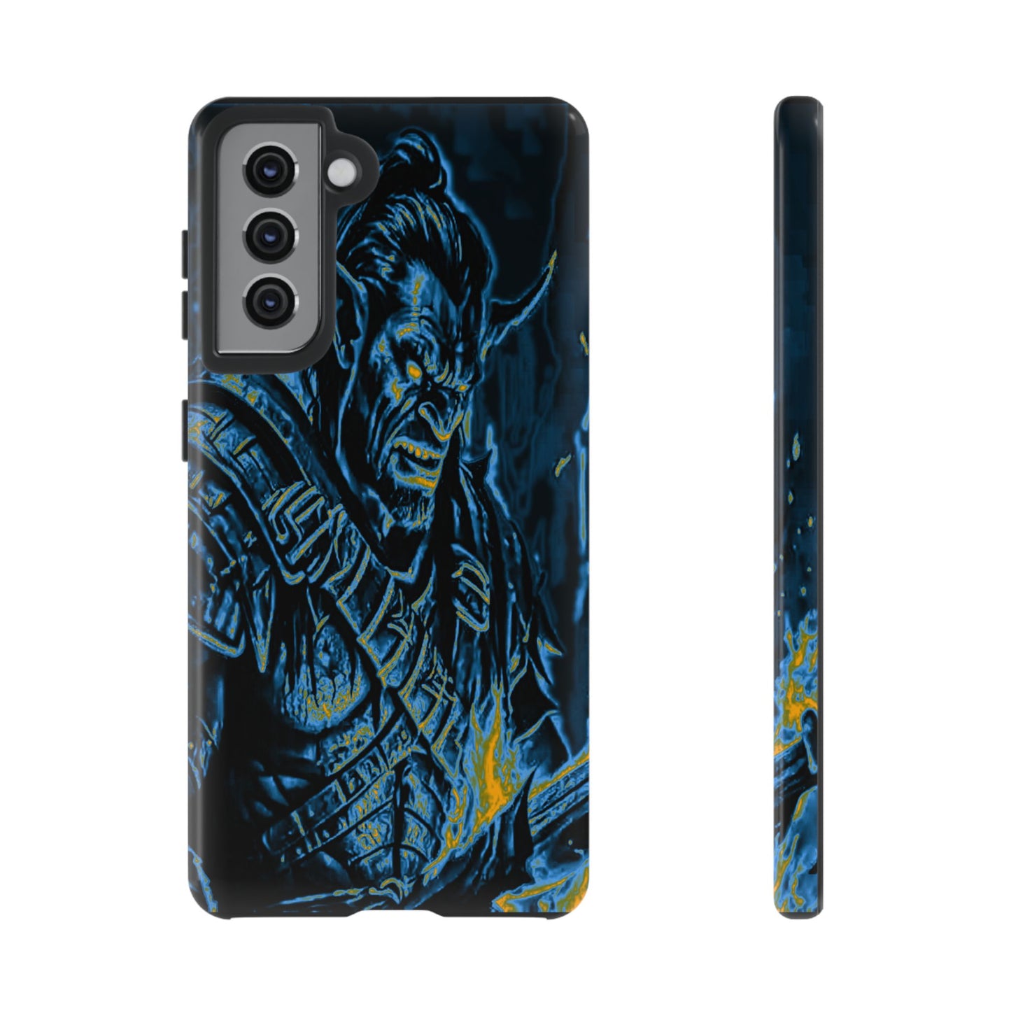 Orc With Flames Tough Phone Case