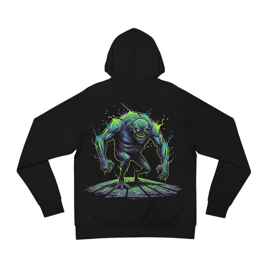 The Queue Cutter Hoodie (Logo Front/Artwork Back)