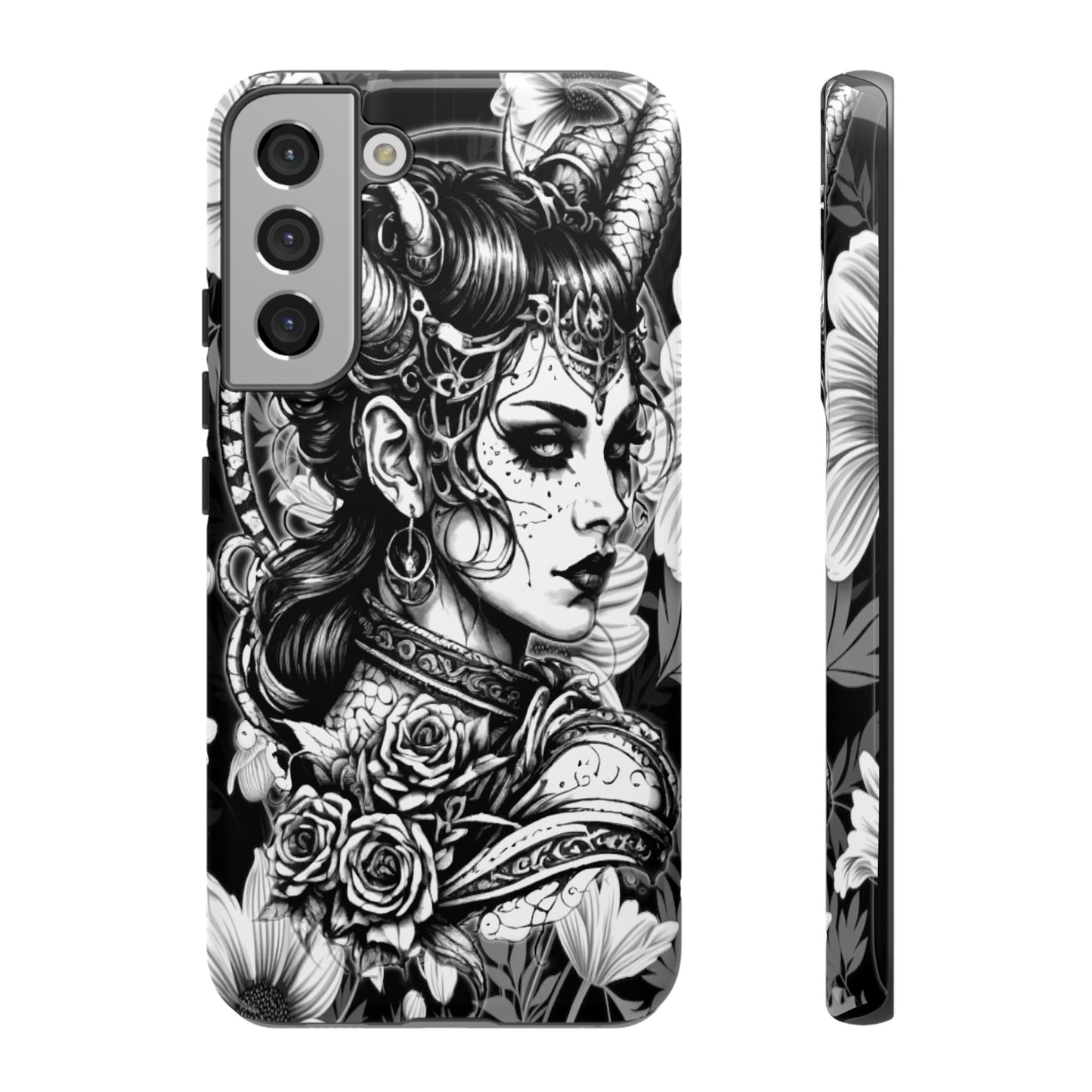 Goth Horned Queen Tough Phone Case