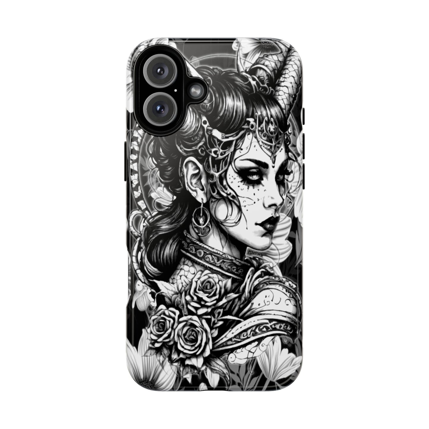 Goth Horned Queen Tough Phone Case