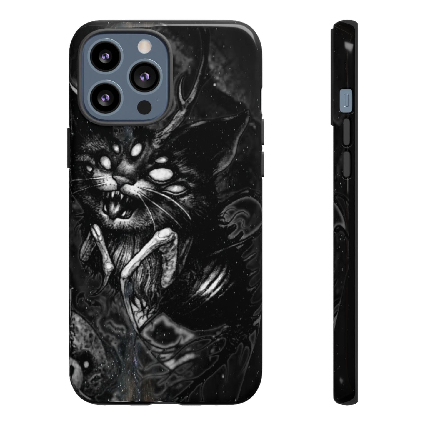 Scarey Cat Creature Tough Phone Case