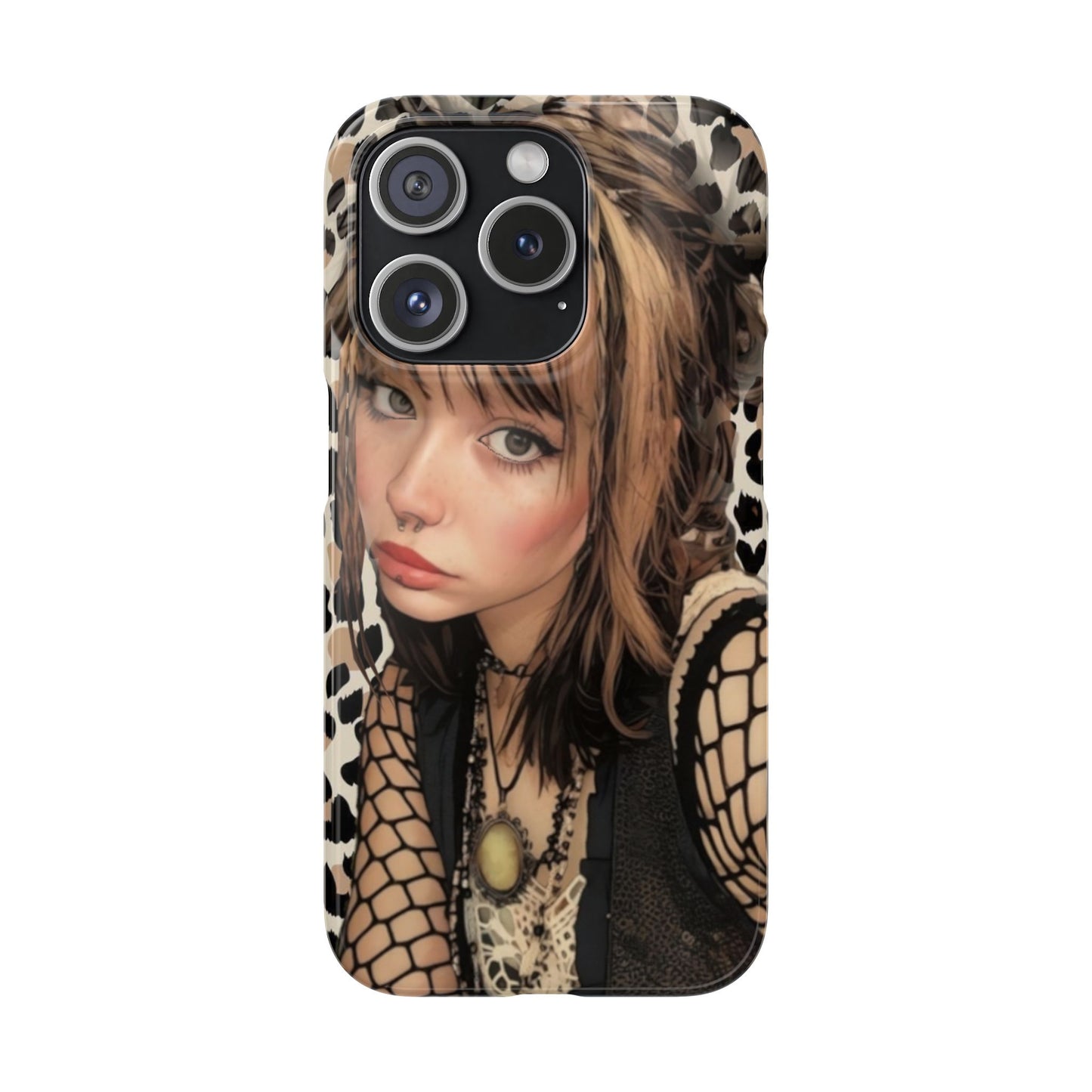 Gothical Leopard Snap Phone Case