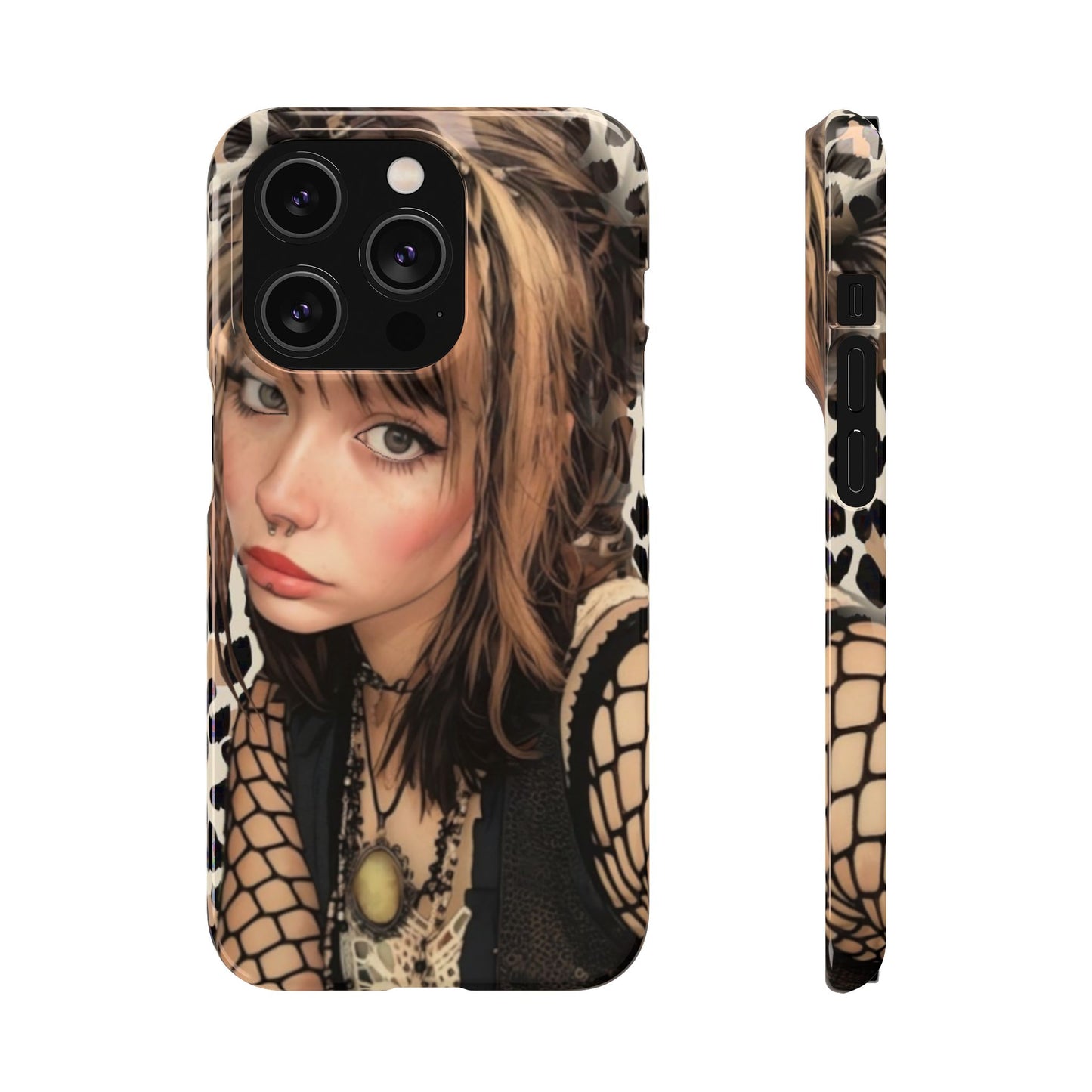 Gothical Leopard Snap Phone Case