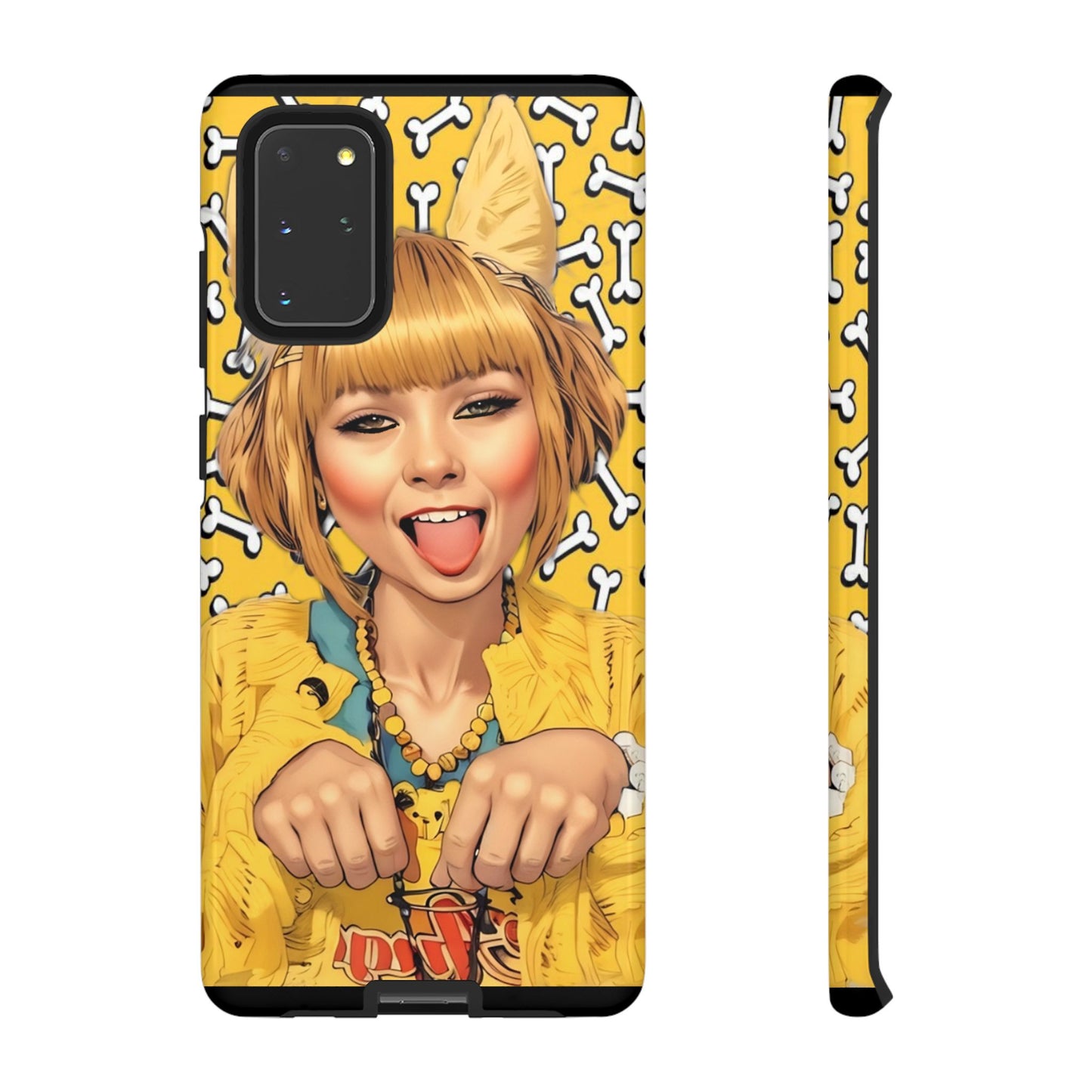 Begging Puppy Girl Tough Phone Case