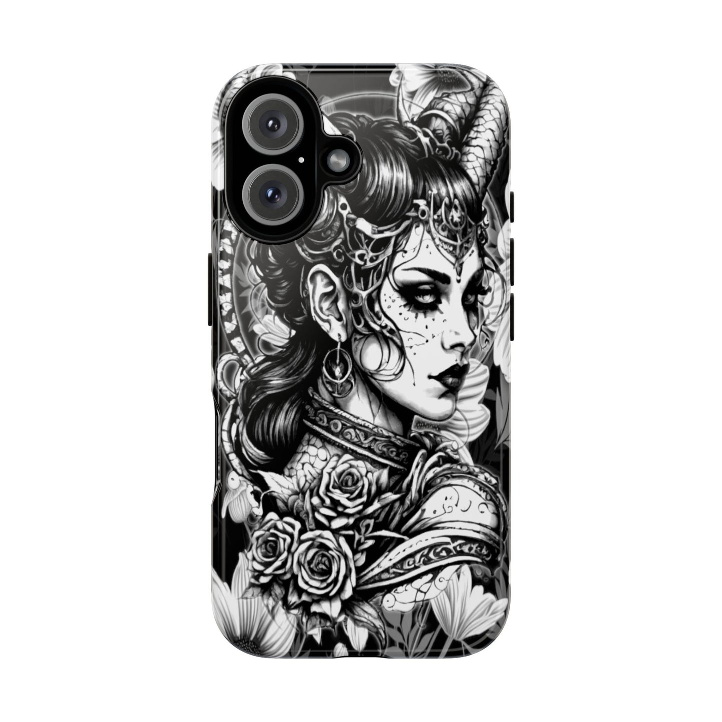 Goth Horned Queen Tough Phone Case