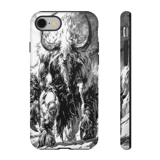 Snow Mountain Creature Tough Phone Case