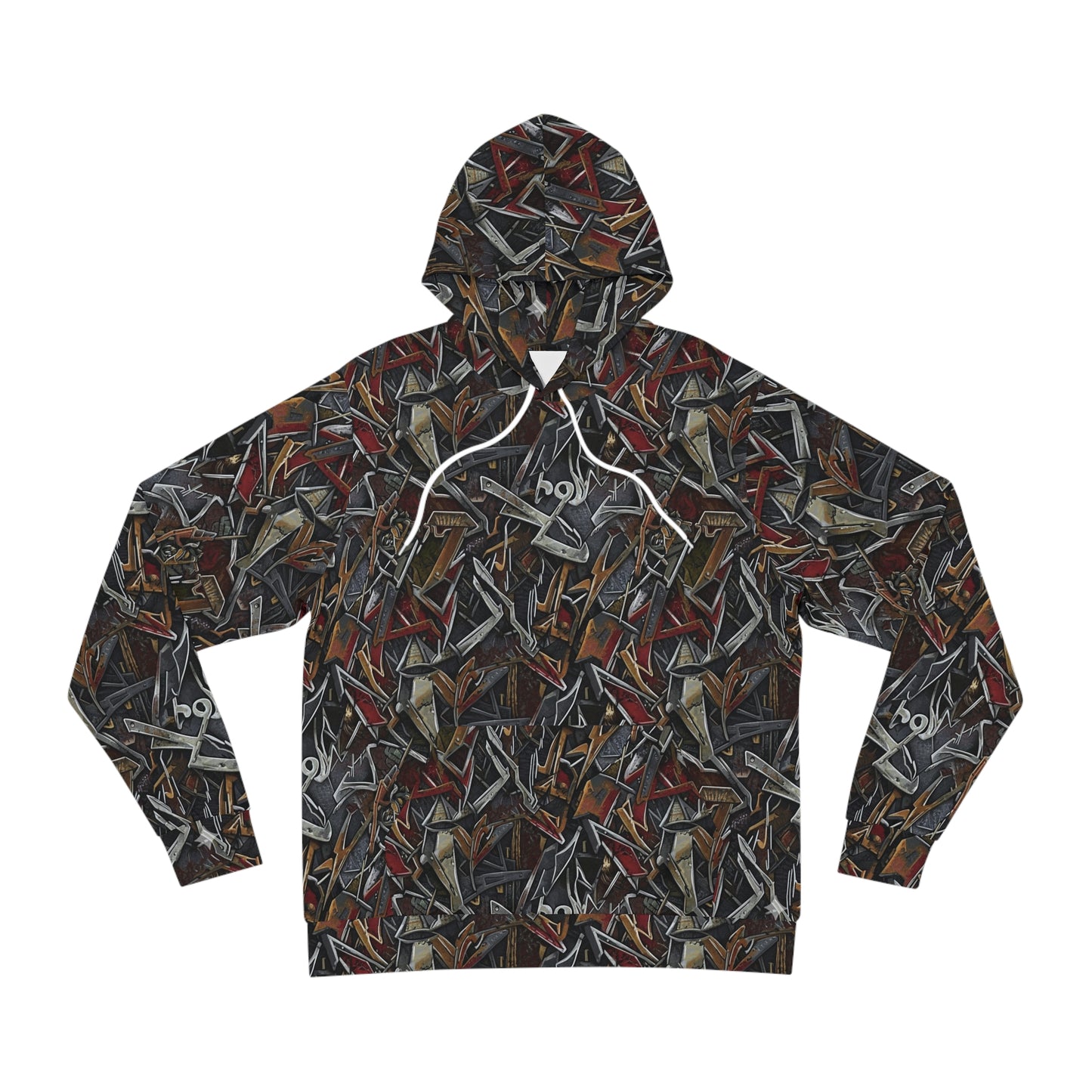 Autumn Tone Graffiti Collage Hoodie