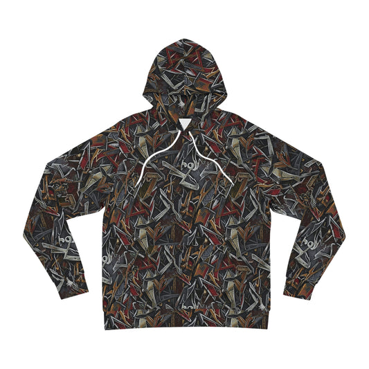 Autumn Tone Graffiti Collage Hoodie
