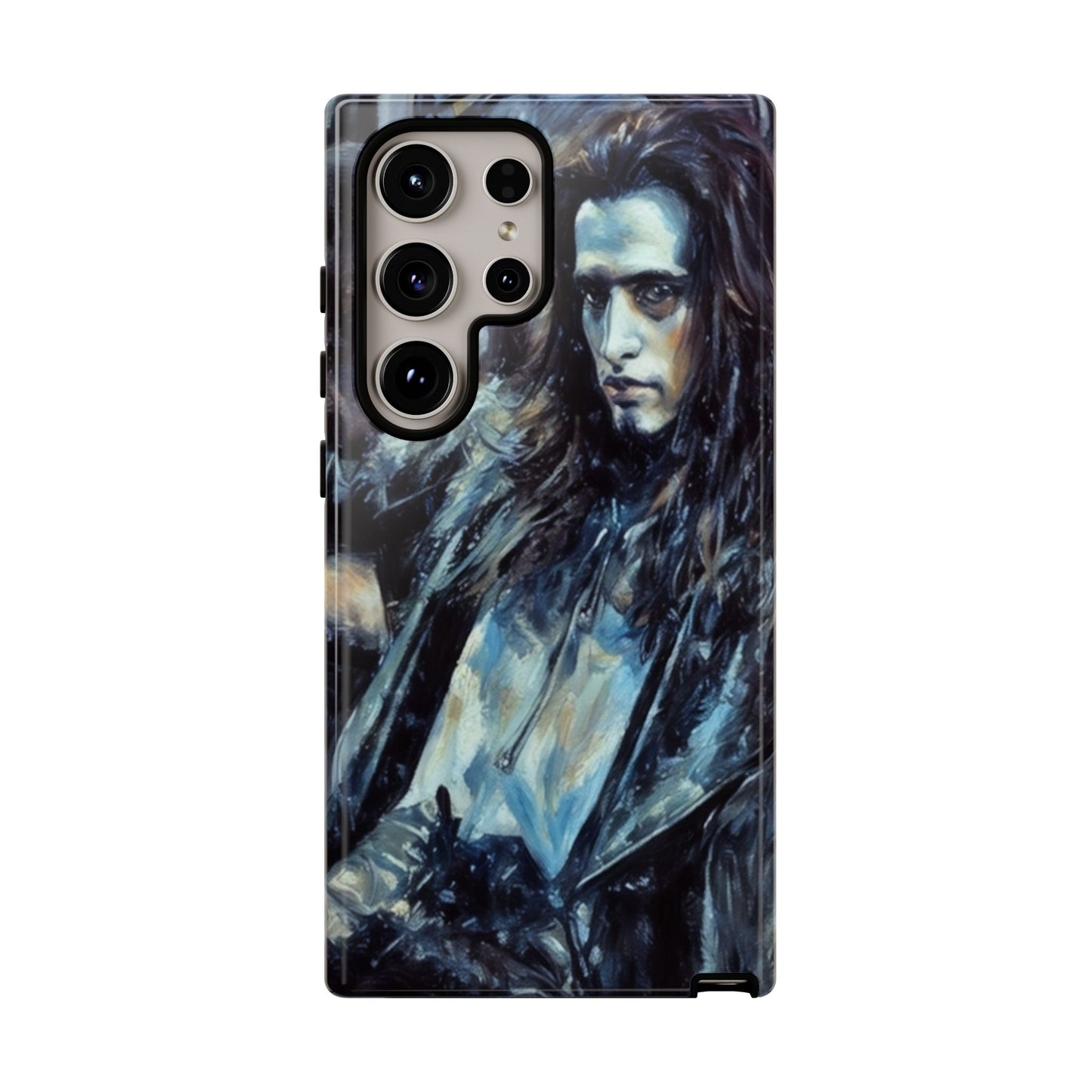 Enigmatic Goth Man Tough Phone Case