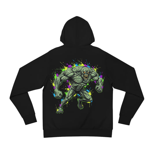 The Late-Boarding Rusher Hoodie (Logo Front/Artwork Back)