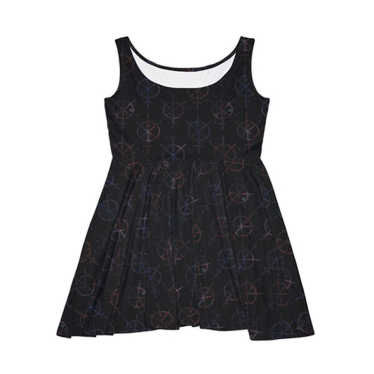 Forbidden Scarring Skater Dress