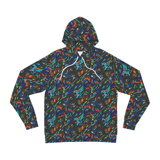 Colorful Abstract Flame Hoodie