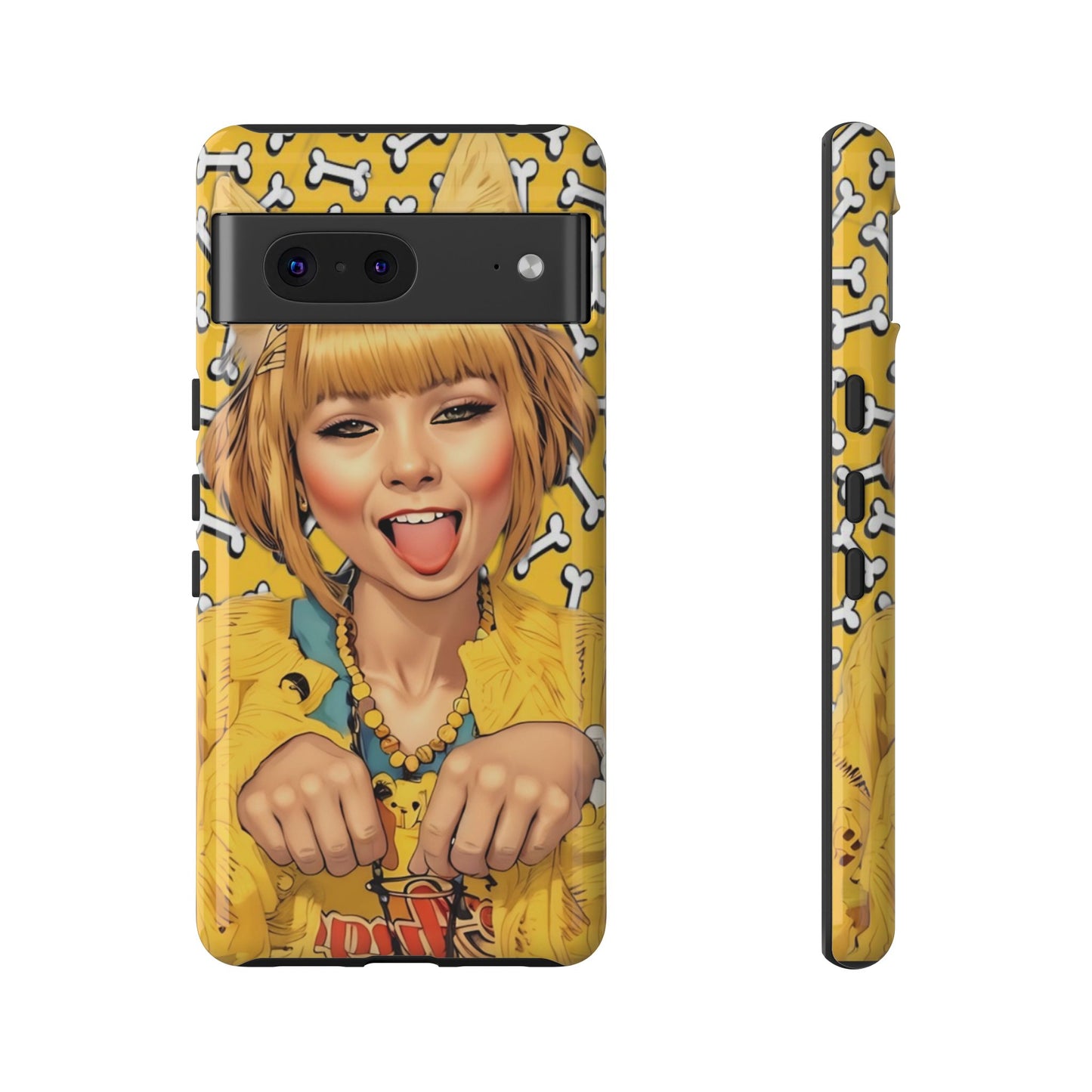 Begging Puppy Girl Tough Phone Case