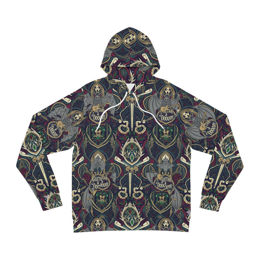 Vintage Skull & Crest Hoodie