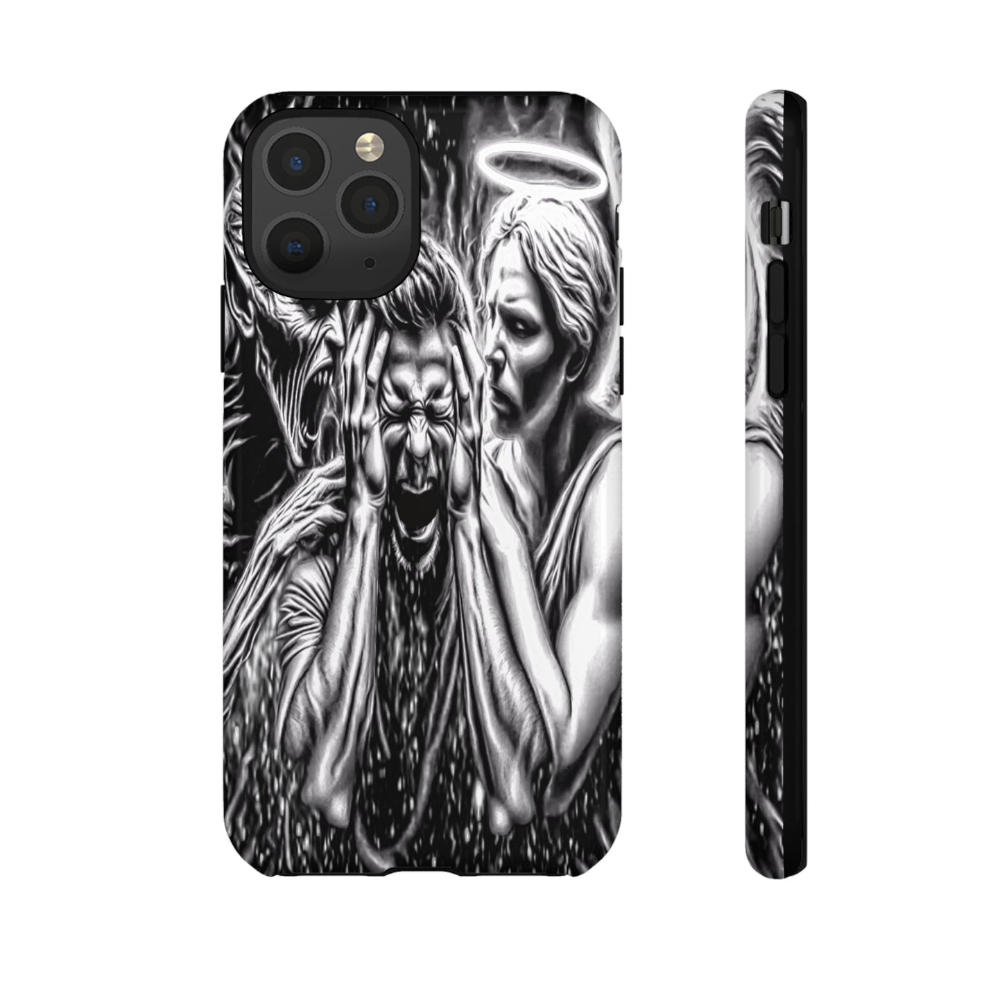 Good Vs Evil Tough Phone Case