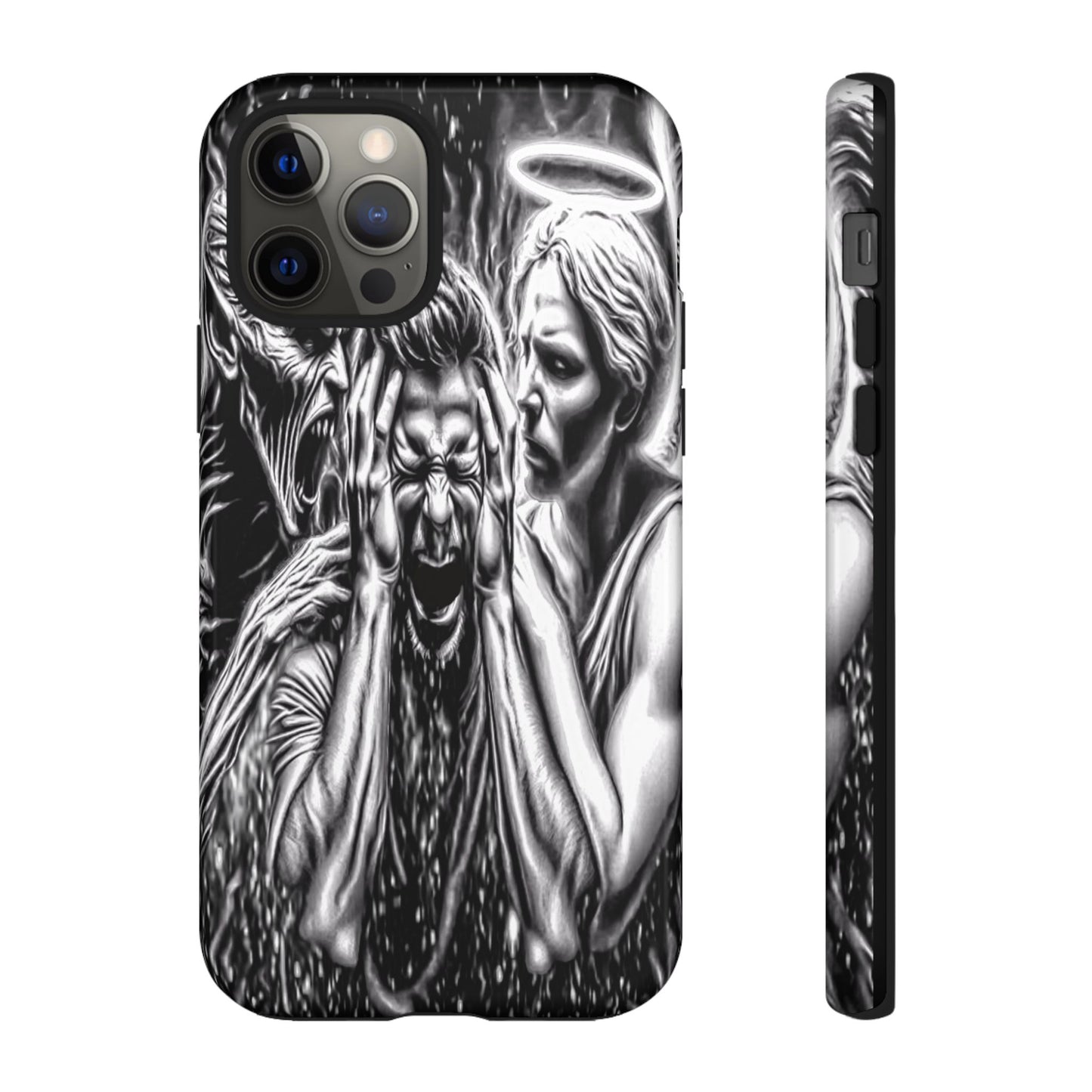 Good Vs Evil Tough Phone Case