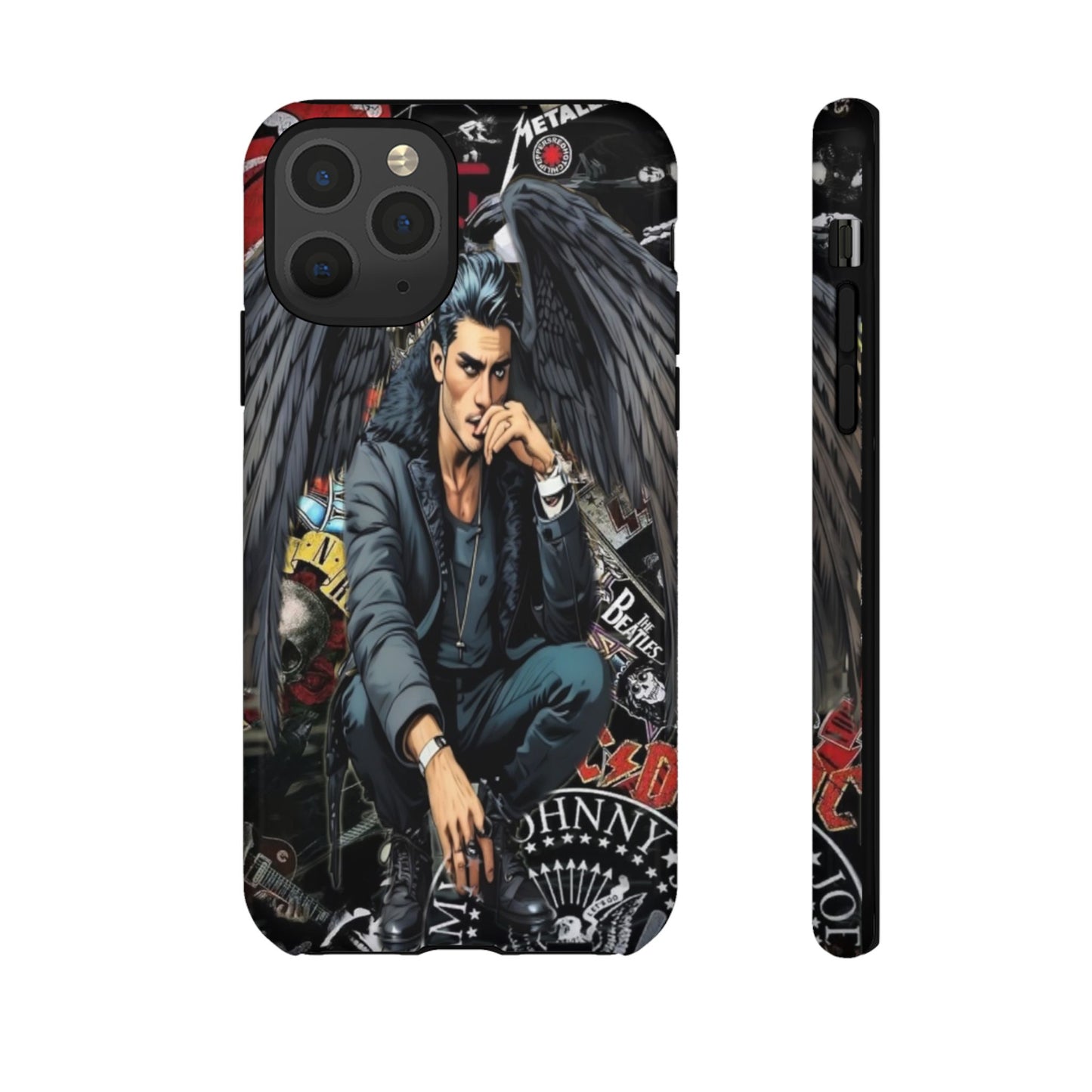 Male Music Angel Tough Phone Case