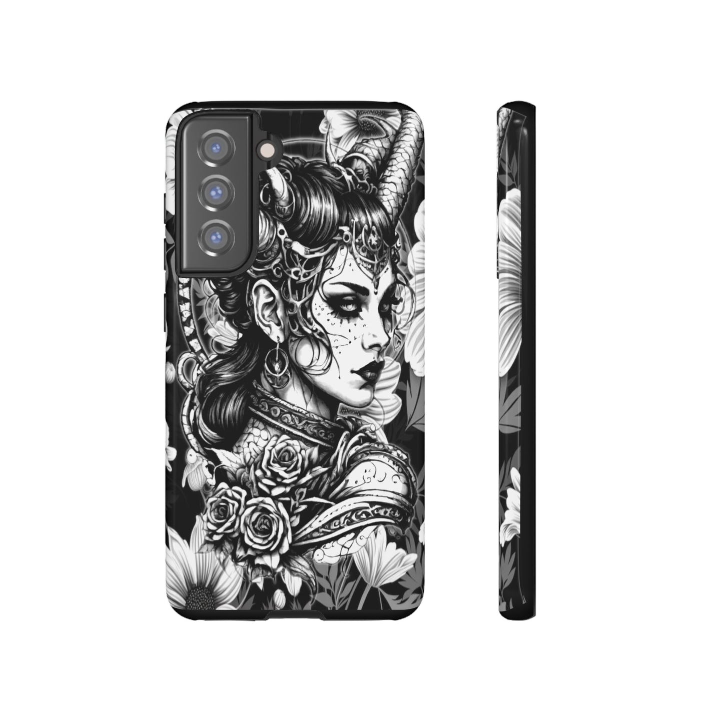 Goth Horned Queen Tough Phone Case