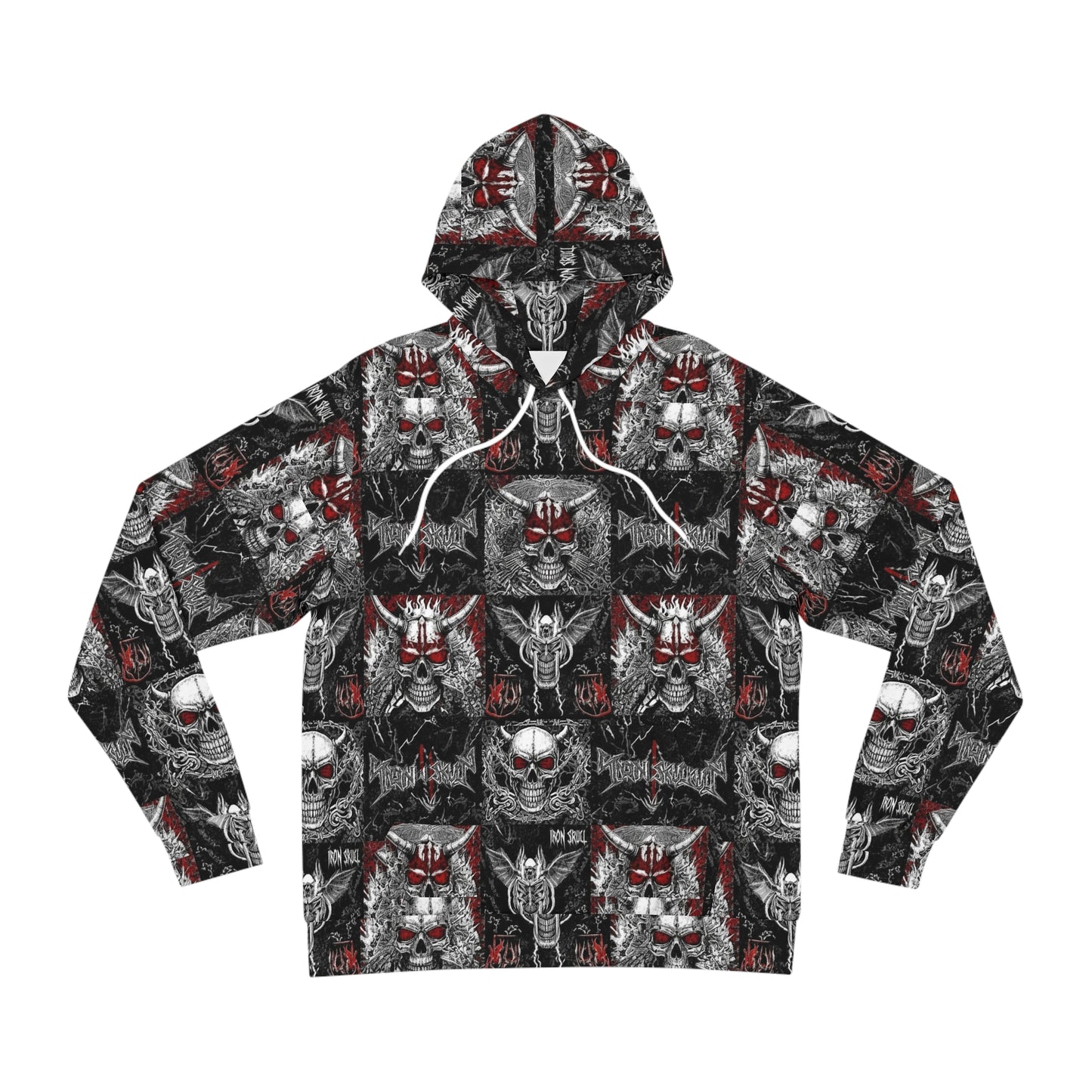 Red & Black Heavy Metal Hoodie