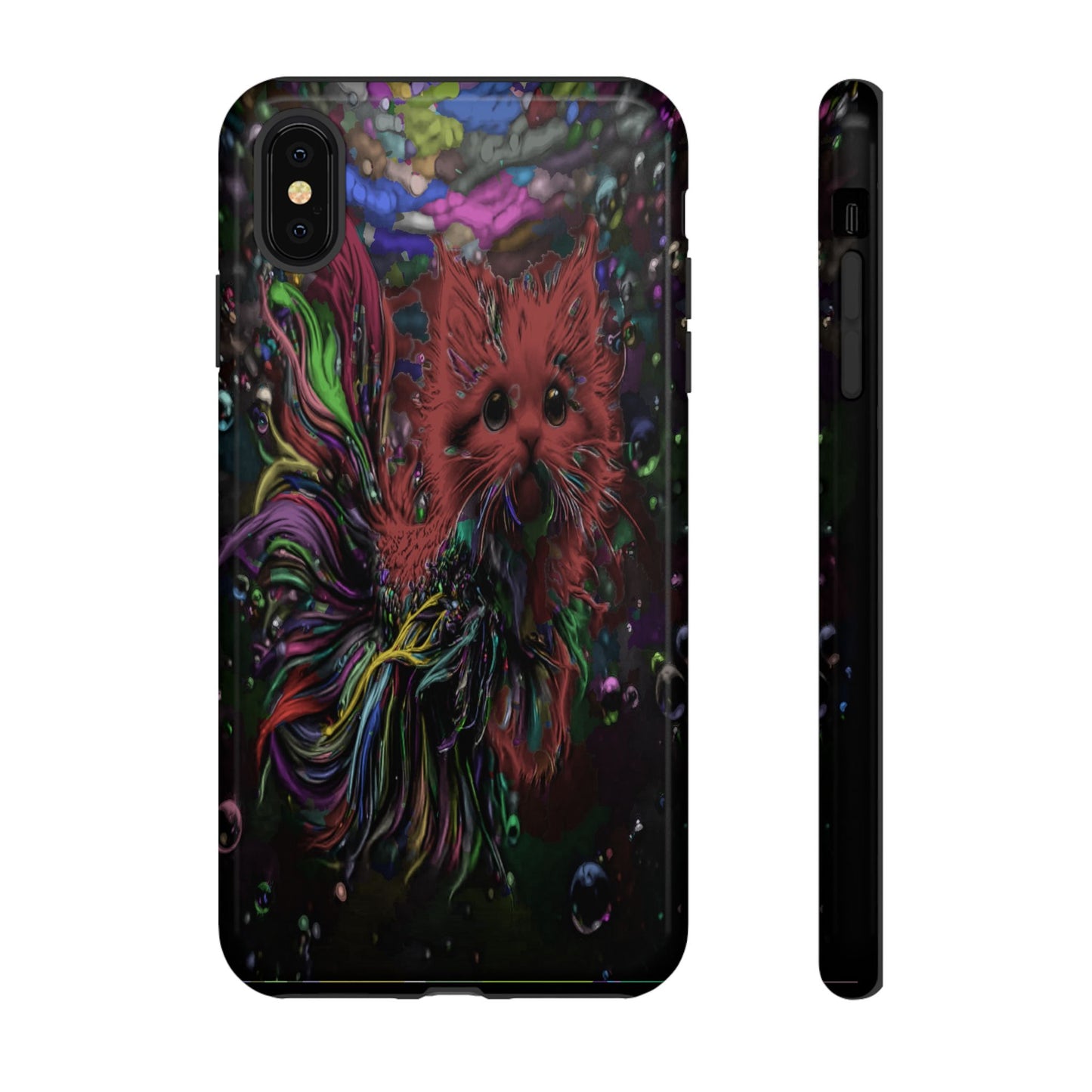 Kitten Fish Tough Phone Case