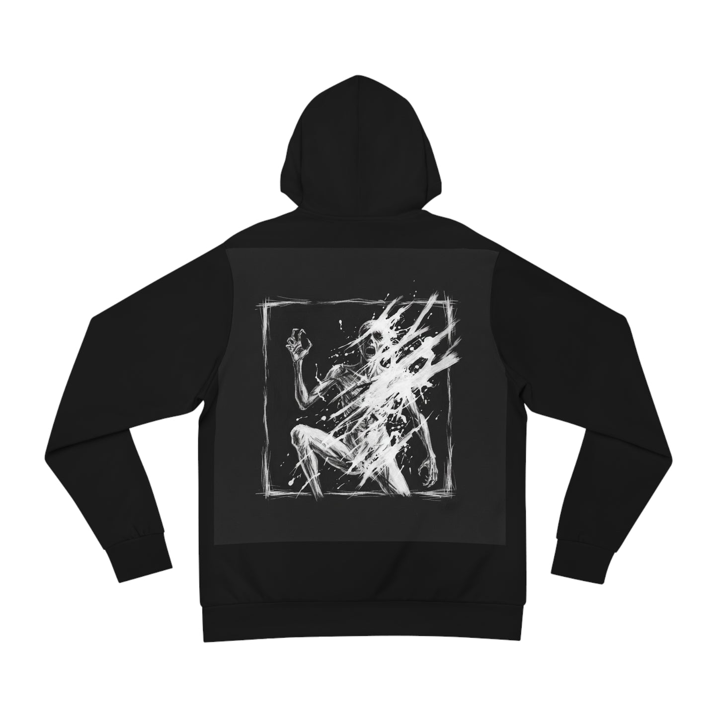 The Figure Erased Hoodie (Logo Front/Artwork Back