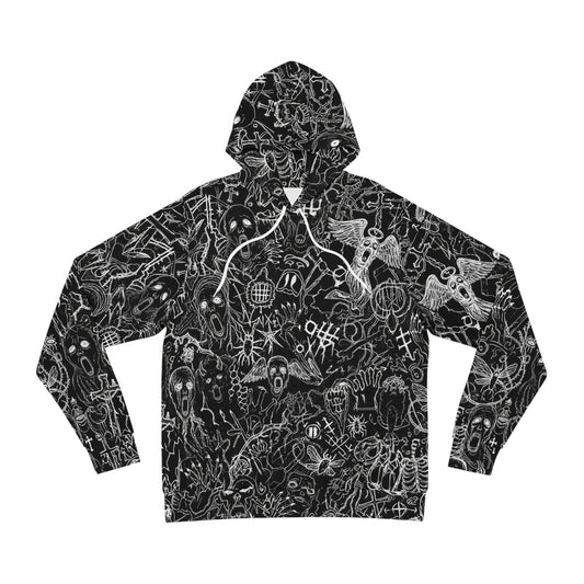 Unsanctified Static All-Over Print Hoodie