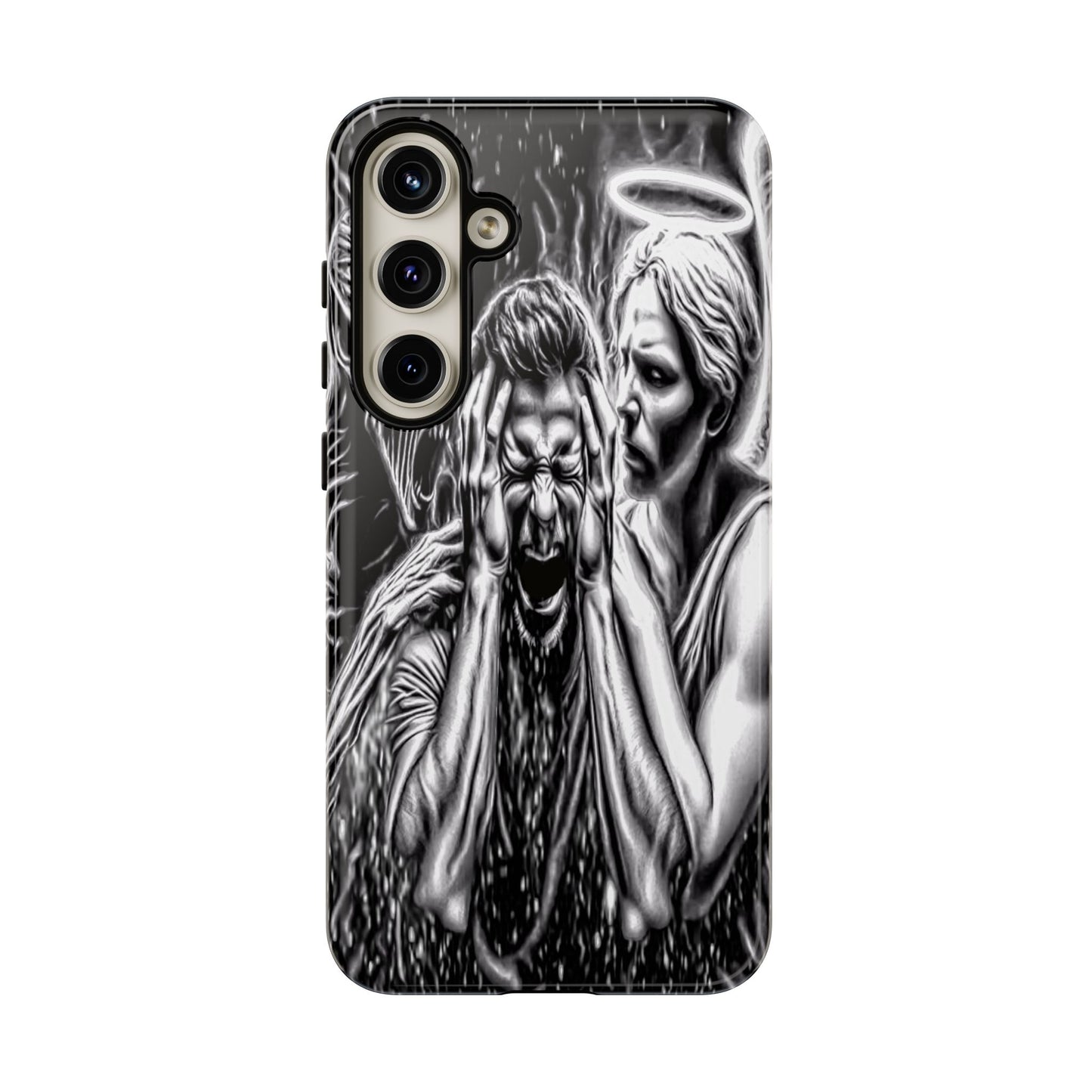 Good Vs Evil Tough Phone Case